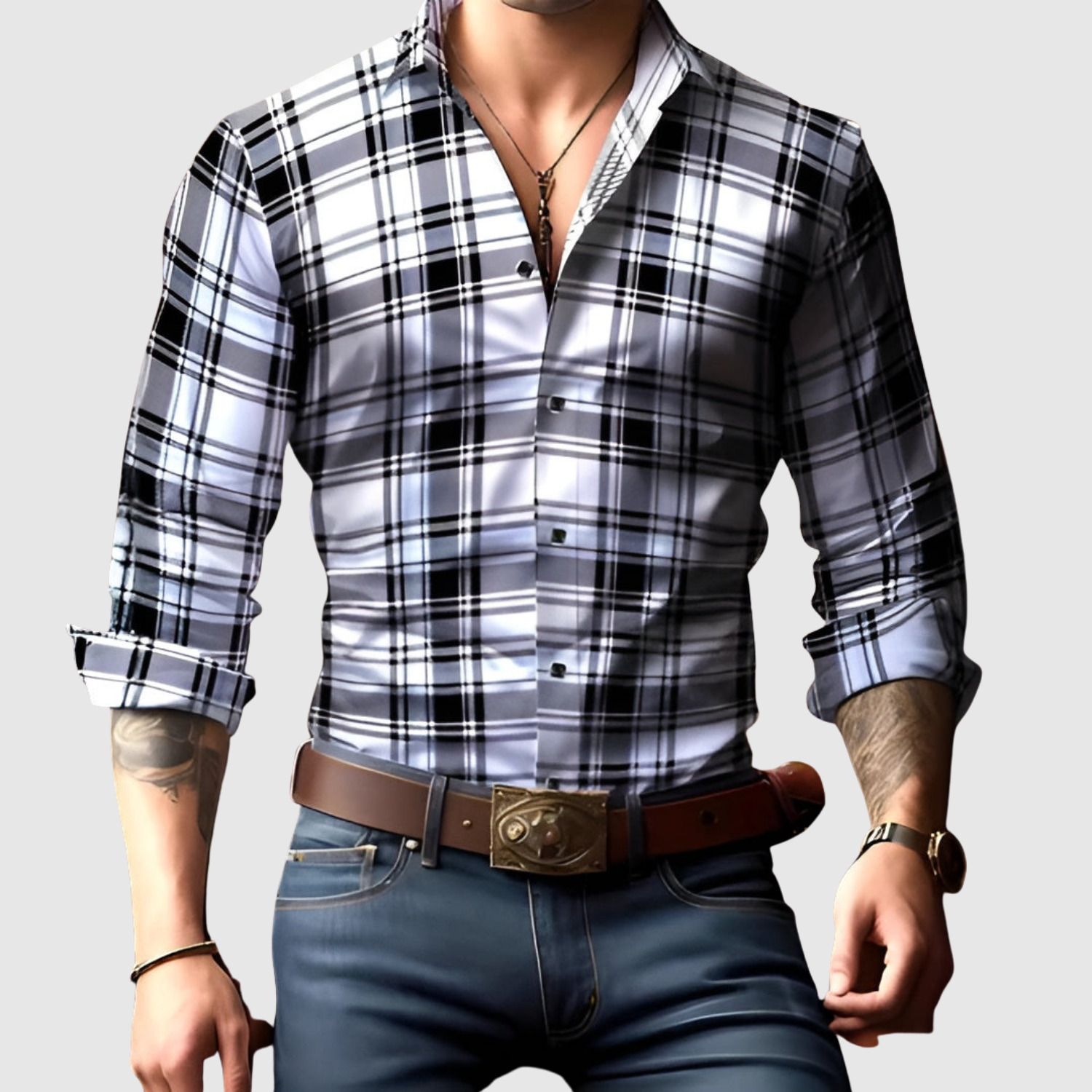 Adrian - Koszula w kratę