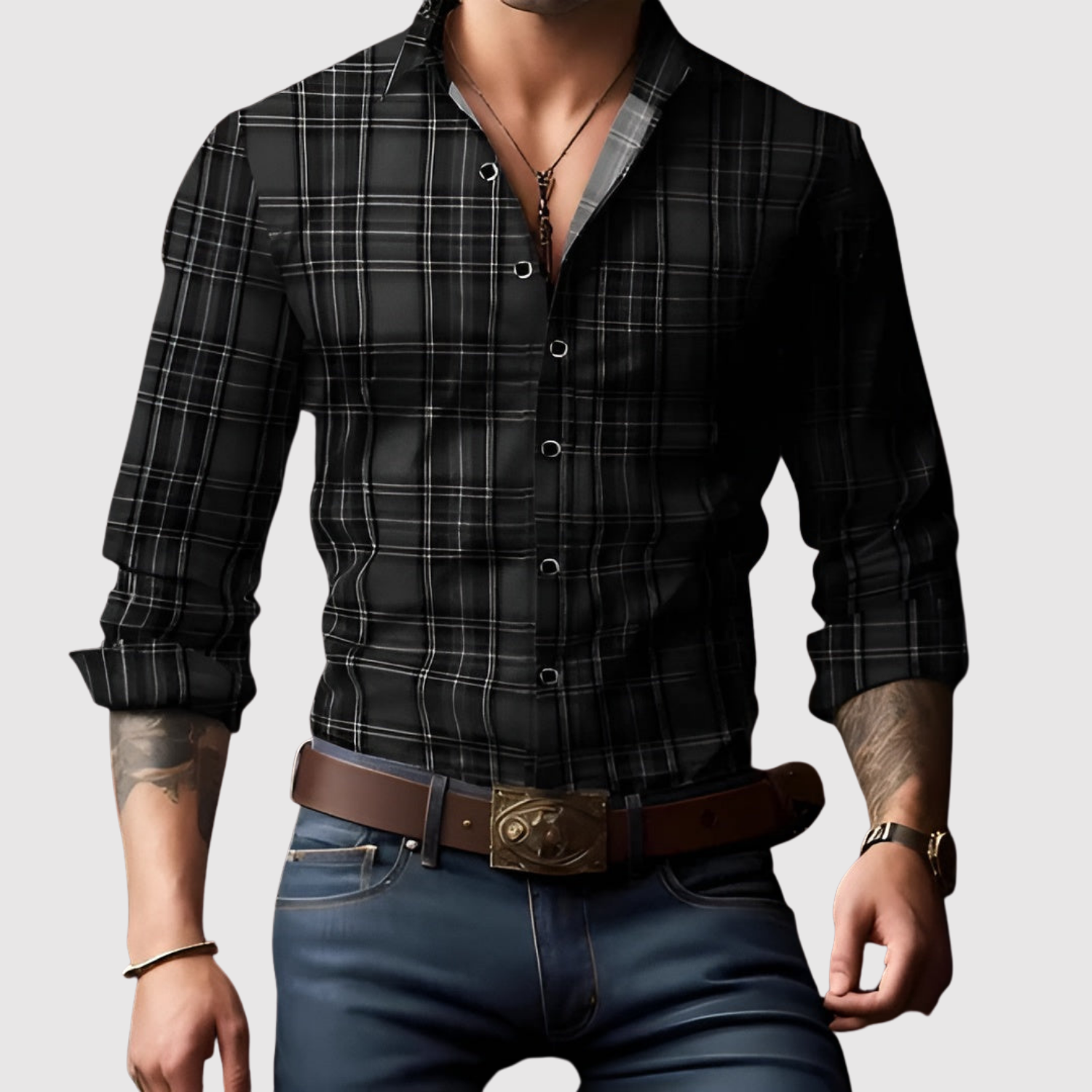 Adrian - Koszula w kratę