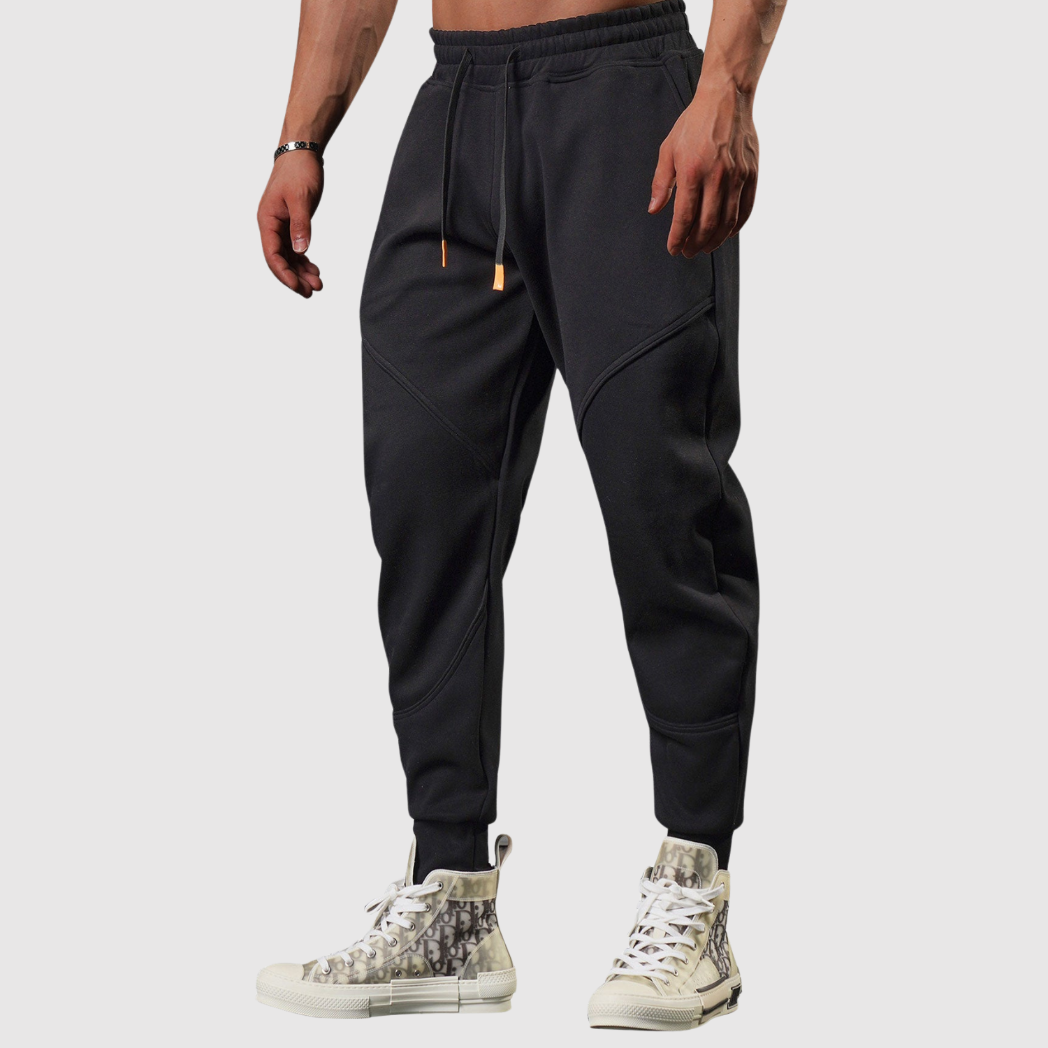 Denis – Slim fit sportowe spodnie o nowoczesnym designie