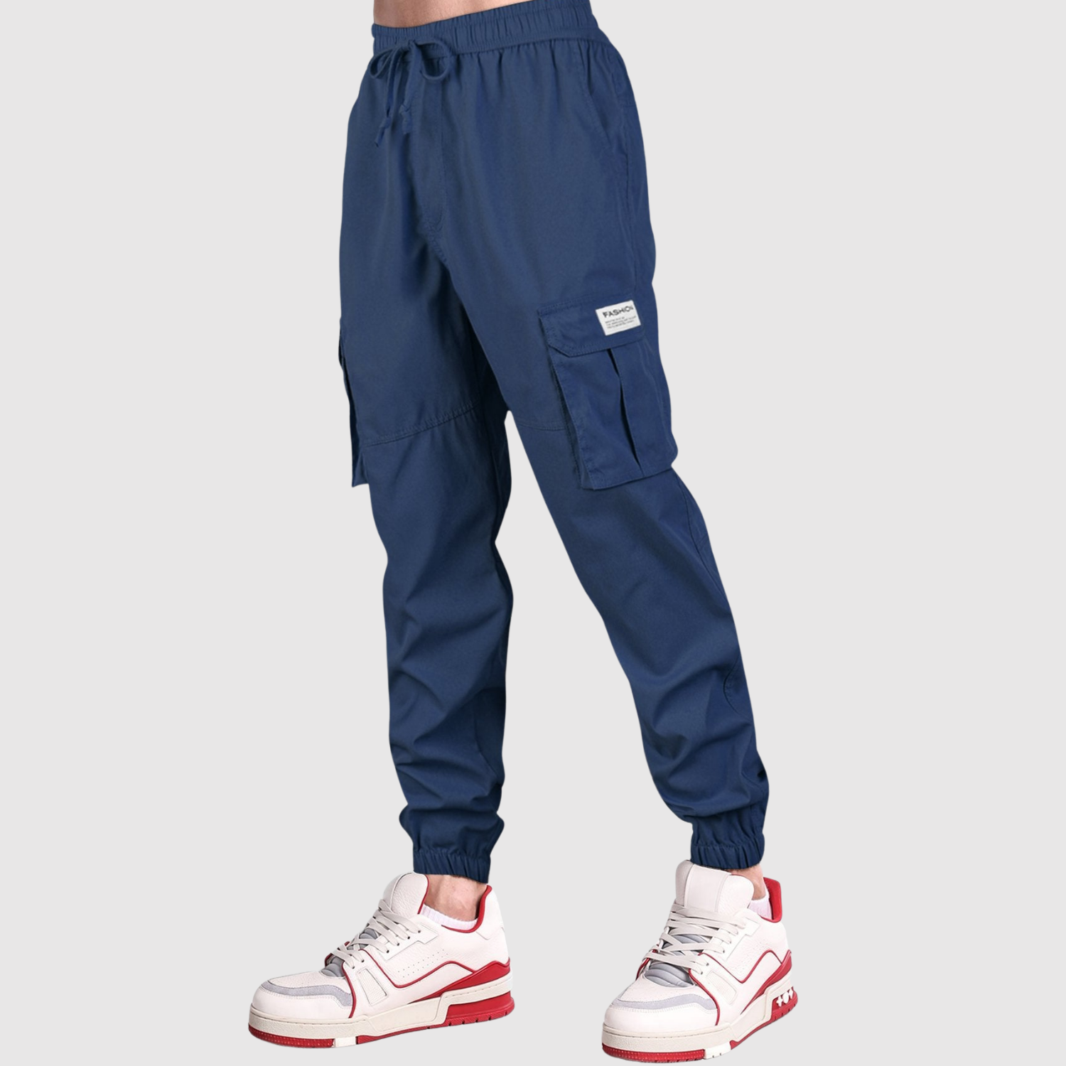 Denis – Spodnie cargo z detalami w kroju