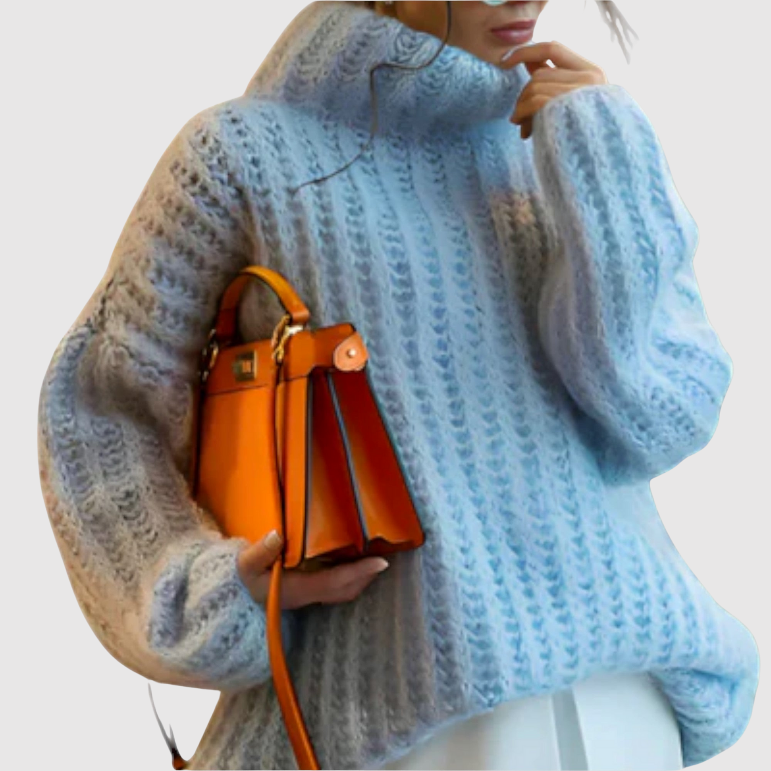 Nora – Sweter z miękką objętością