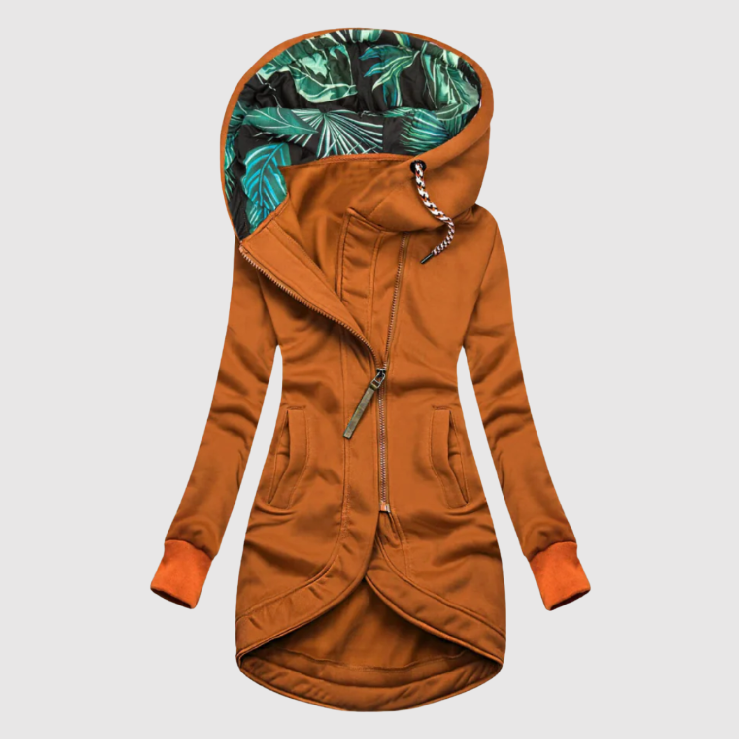 Jelena - Elegancka damska parka z kapturem