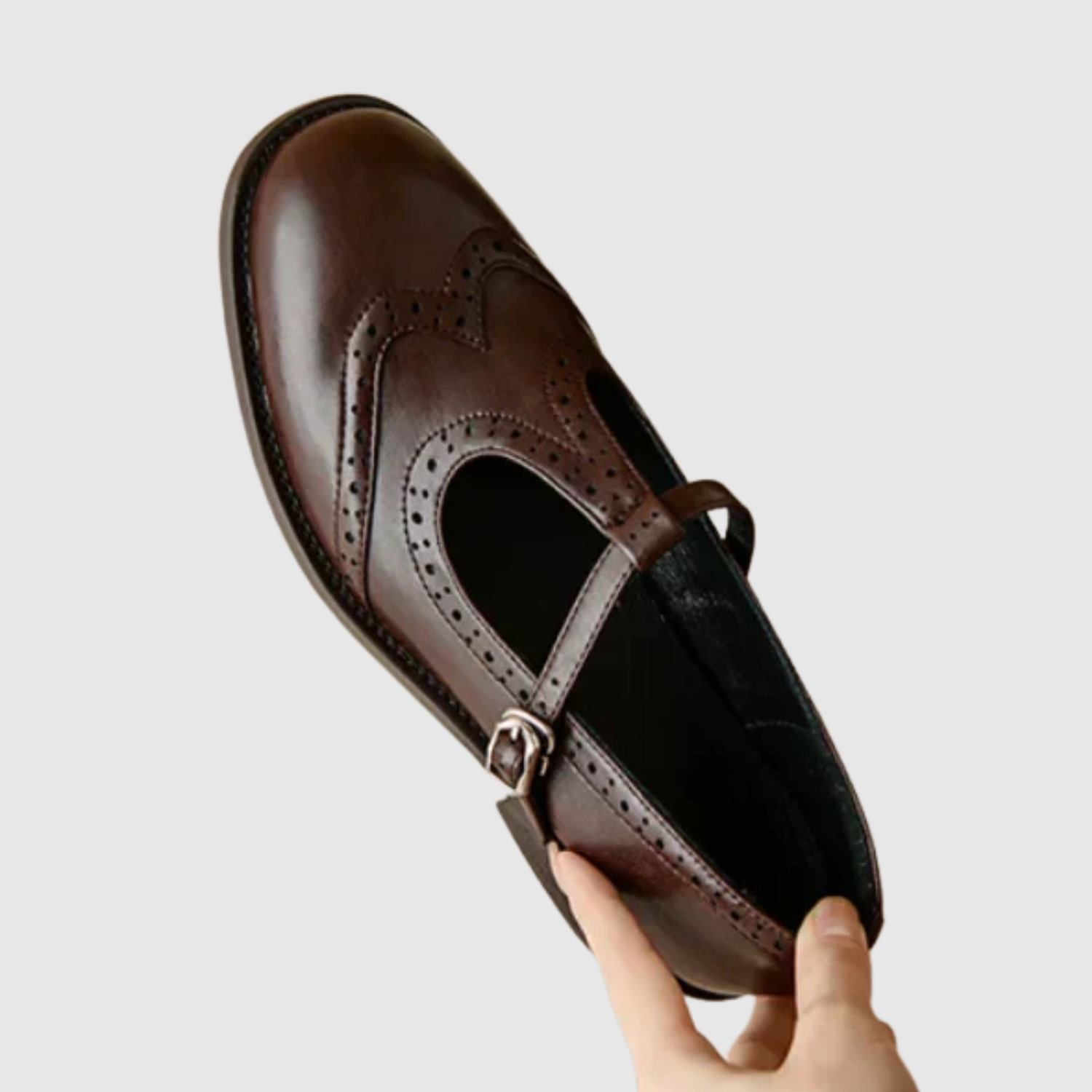 Greta – Codzienne buty z paskiem i retro wyglądem