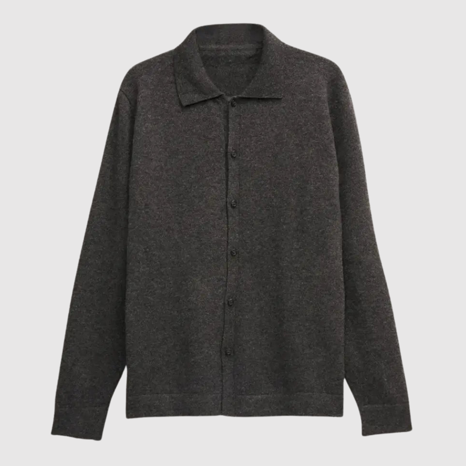 Adrian - Cashwool Koszula Ciemnoszara