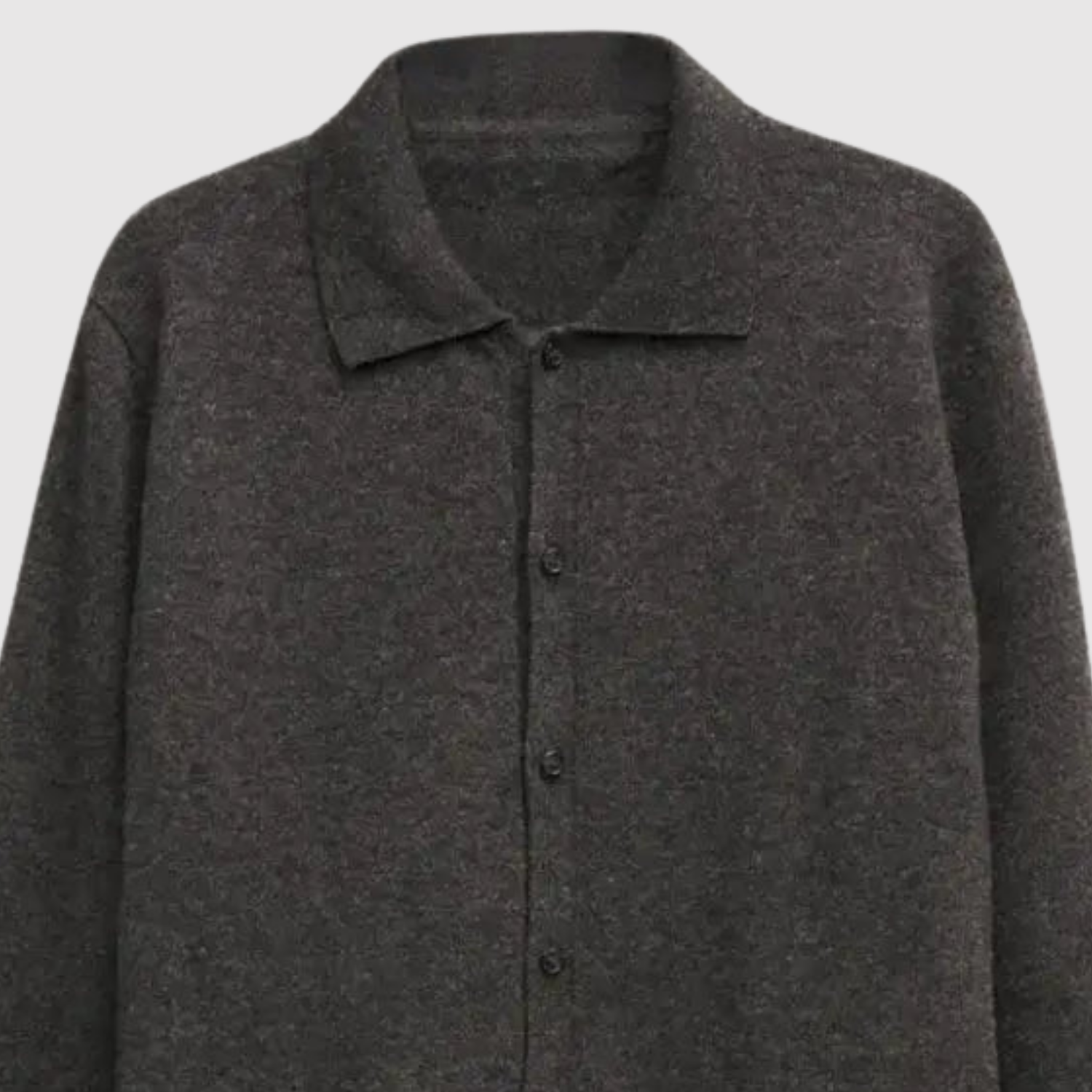 Adrian - Cashwool Koszula Ciemnoszara