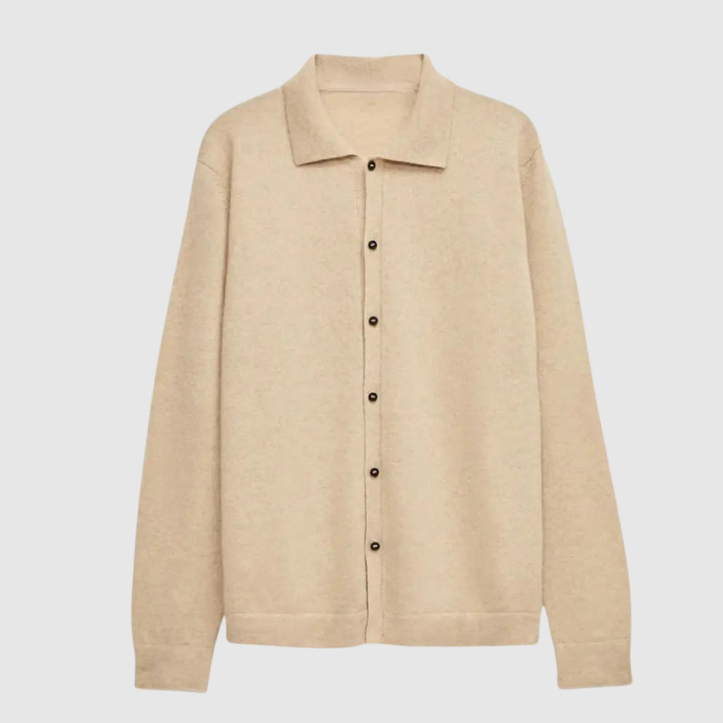 Adrian - Cashwool Koszula Beżowa