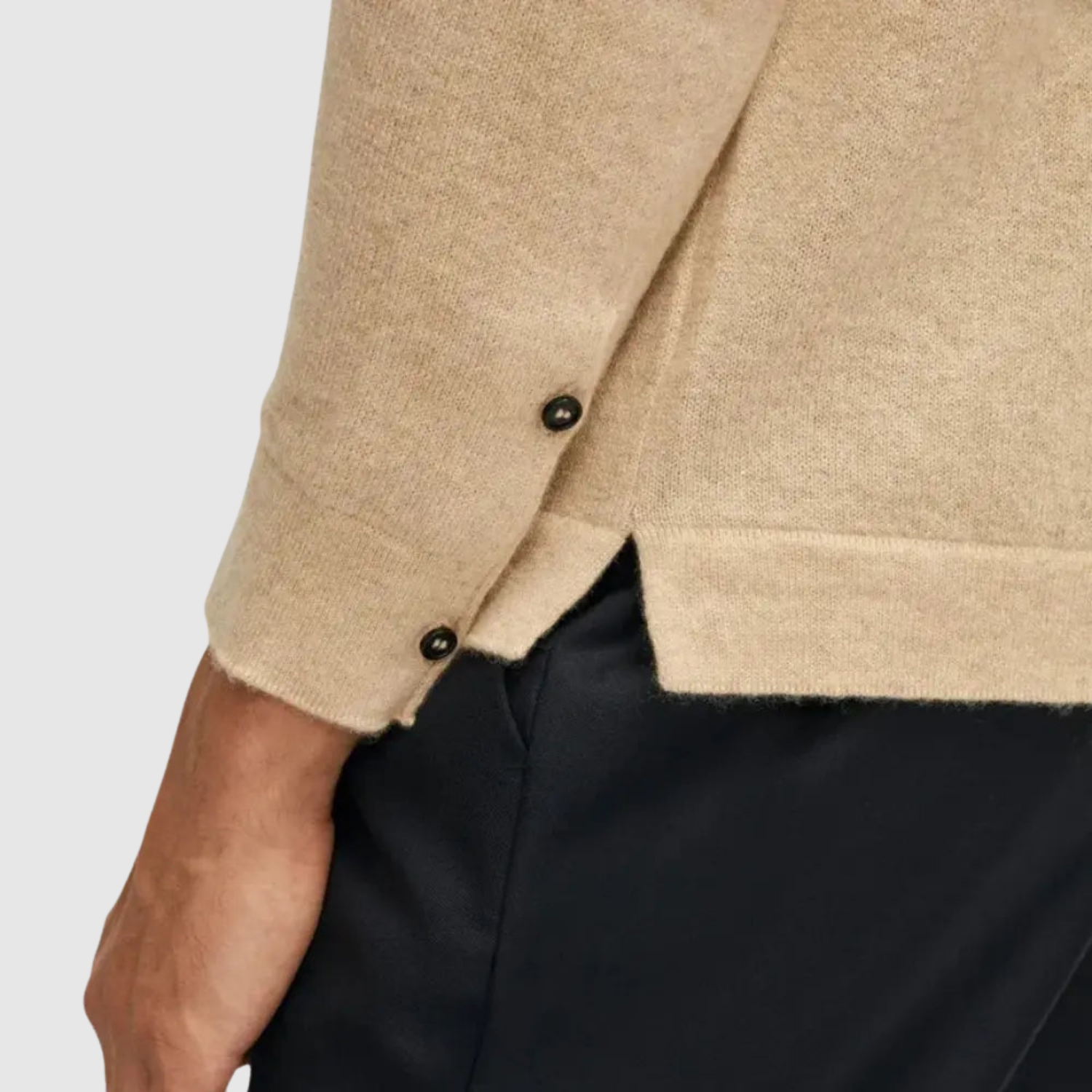 Adrian - Cashwool Koszula Beżowa