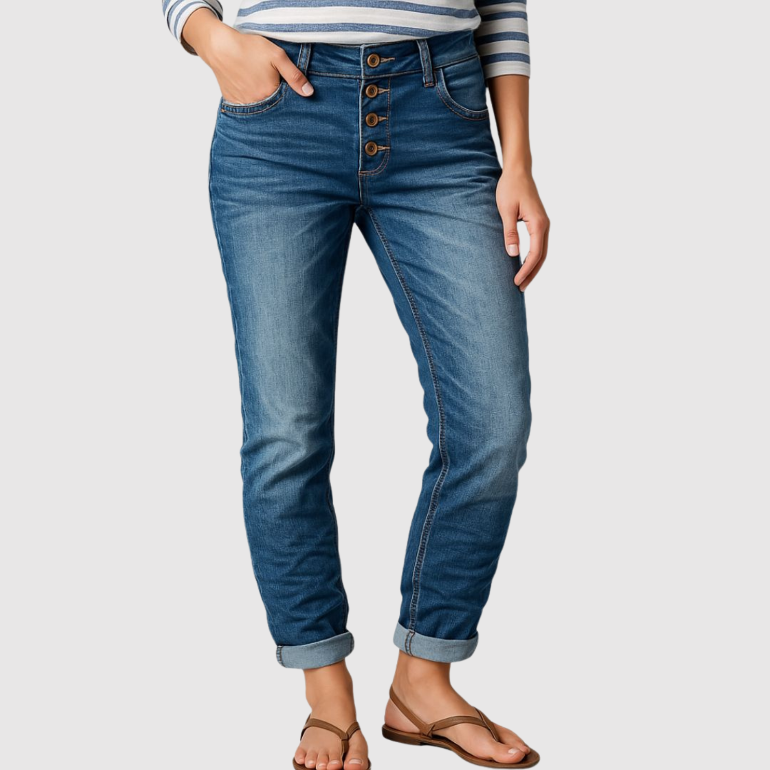 Kira – Wąskie dżinsy o klasycznym kroju