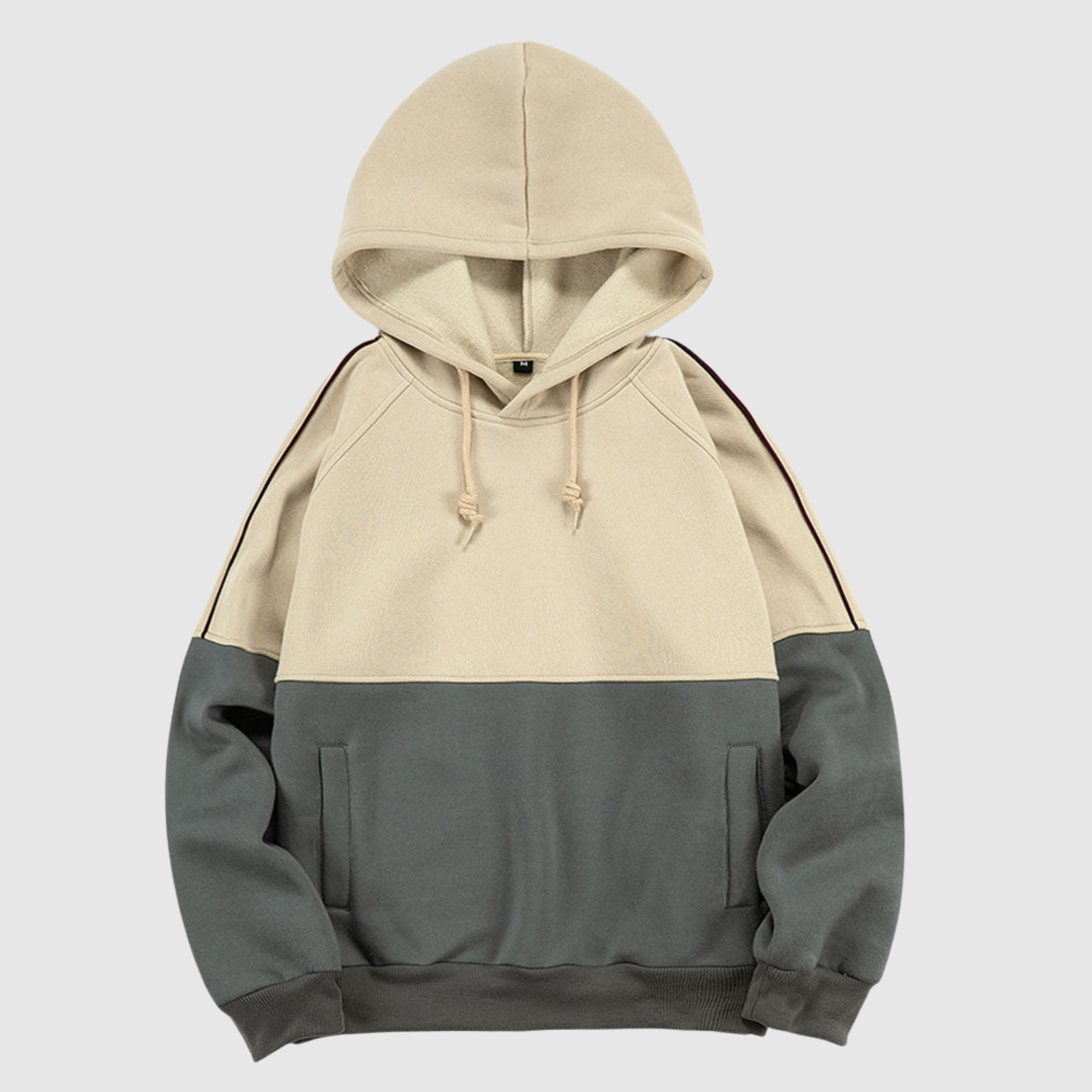 Daniel – Bluza z kolorowym blokiem i kontrastowymi rękawami