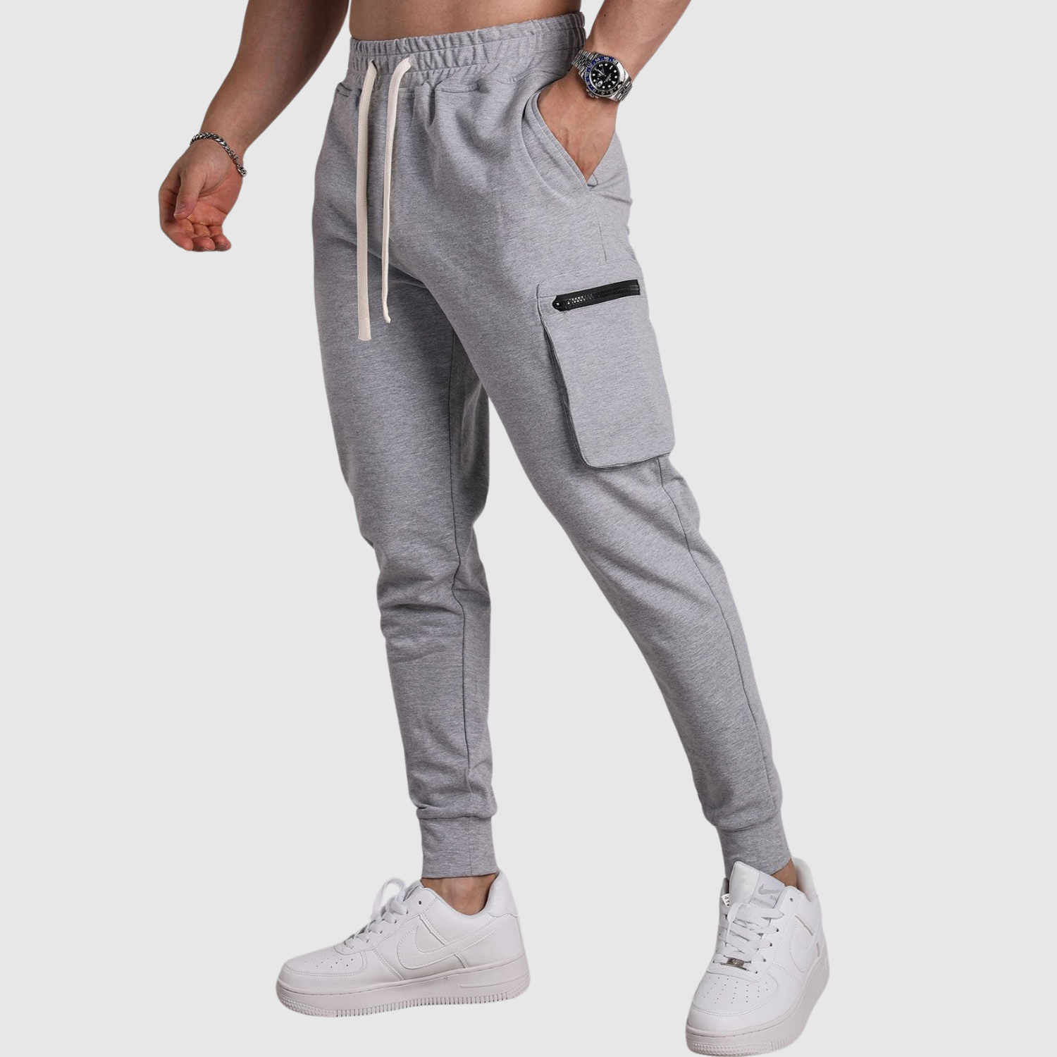 Denis – Spodnie sportowe z boczną kieszenią