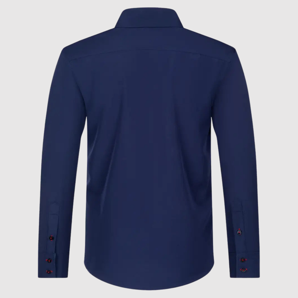 Adrian - Koszula z długim rękawem i podwójnymi guzikami