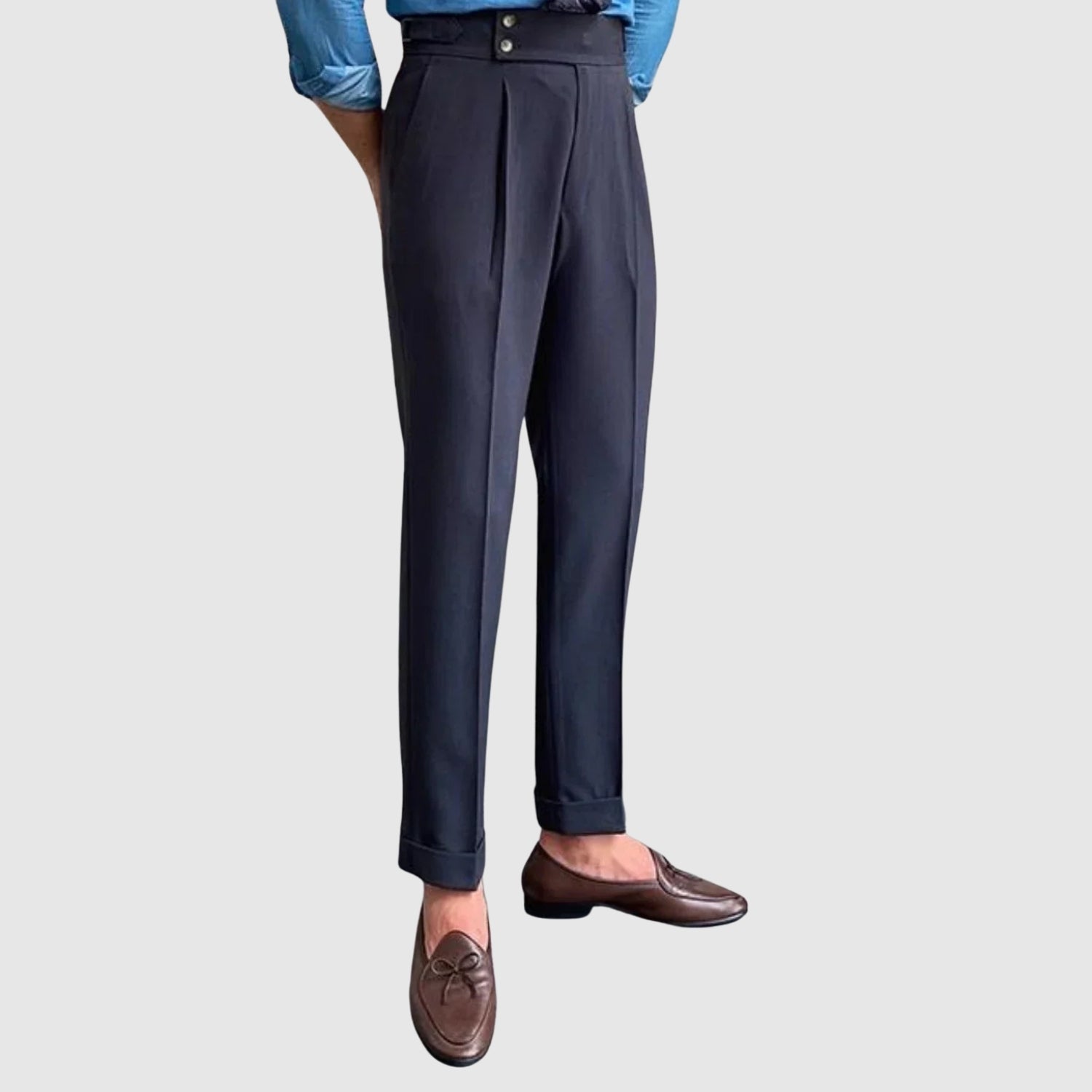 Leo - Stylowe vintage spodnie dla mężczyzn