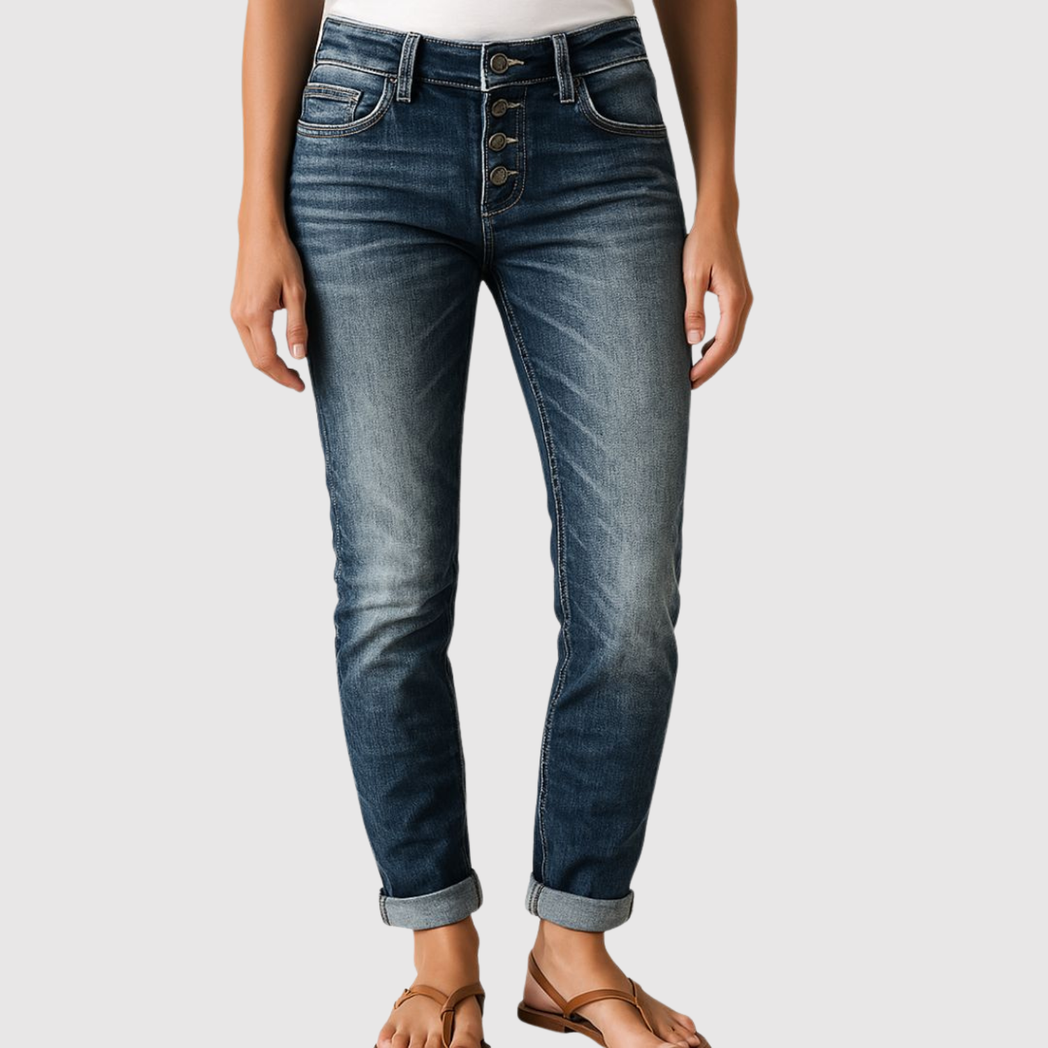 Kira – Wąskie dżinsy o klasycznym kroju