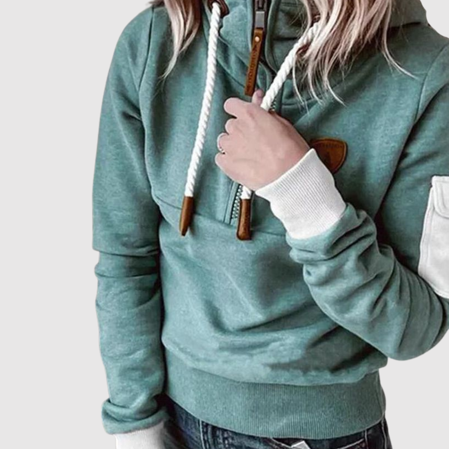 Nina – Wygodna sportowo-elegancka bluza z kapturem