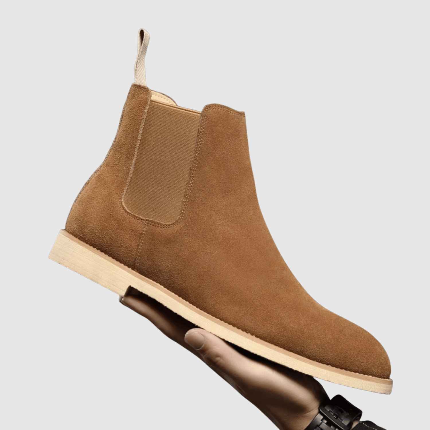 Oskar - Velurowe buty z elastycznymi bokami