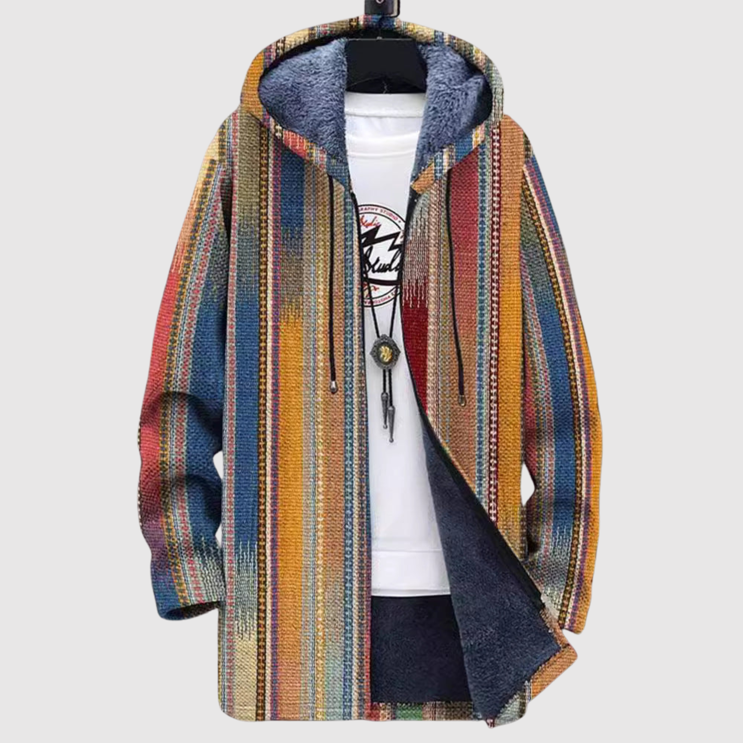 Saša – Bluza z etnicznymi motywami w ciepłych kolorach