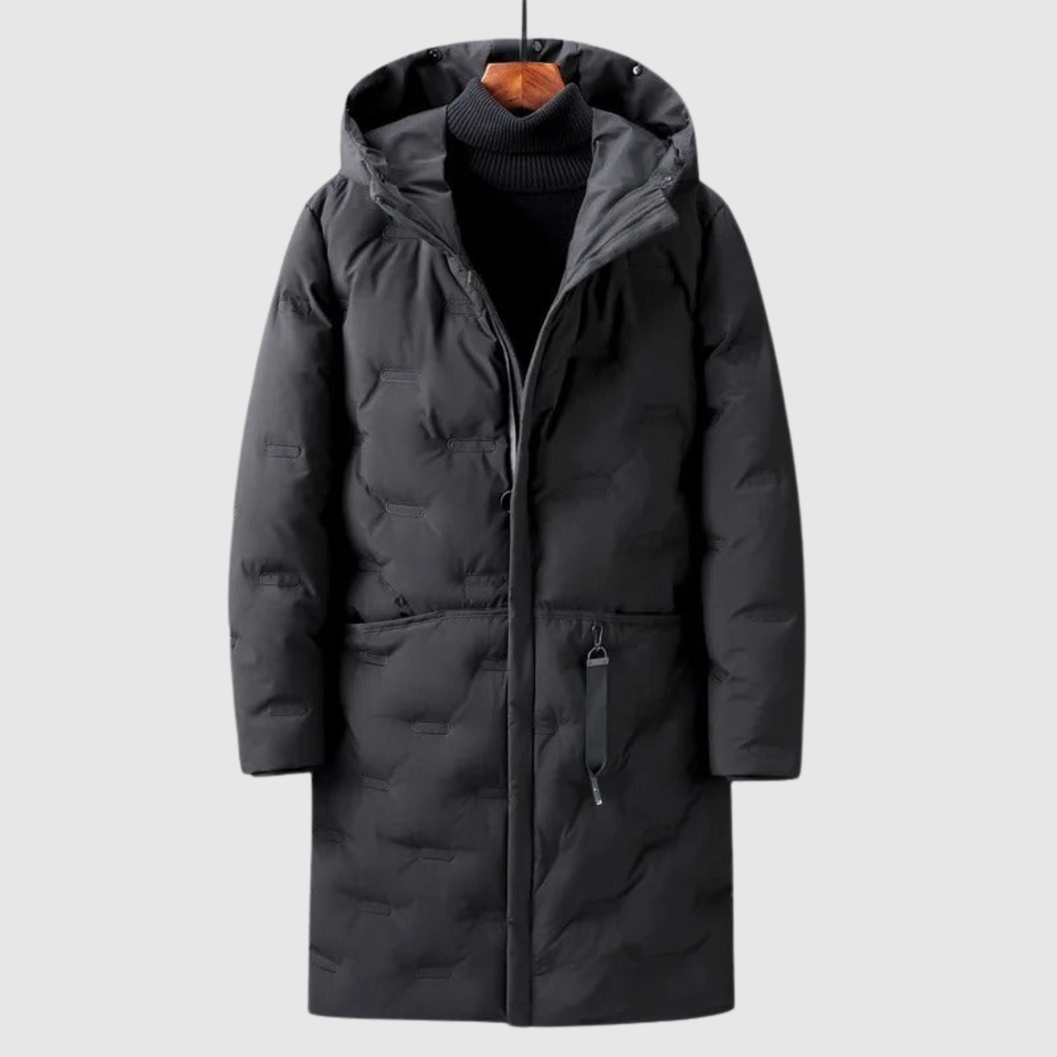 Marek – Długa zimowa kurtka z termiczną podszewką