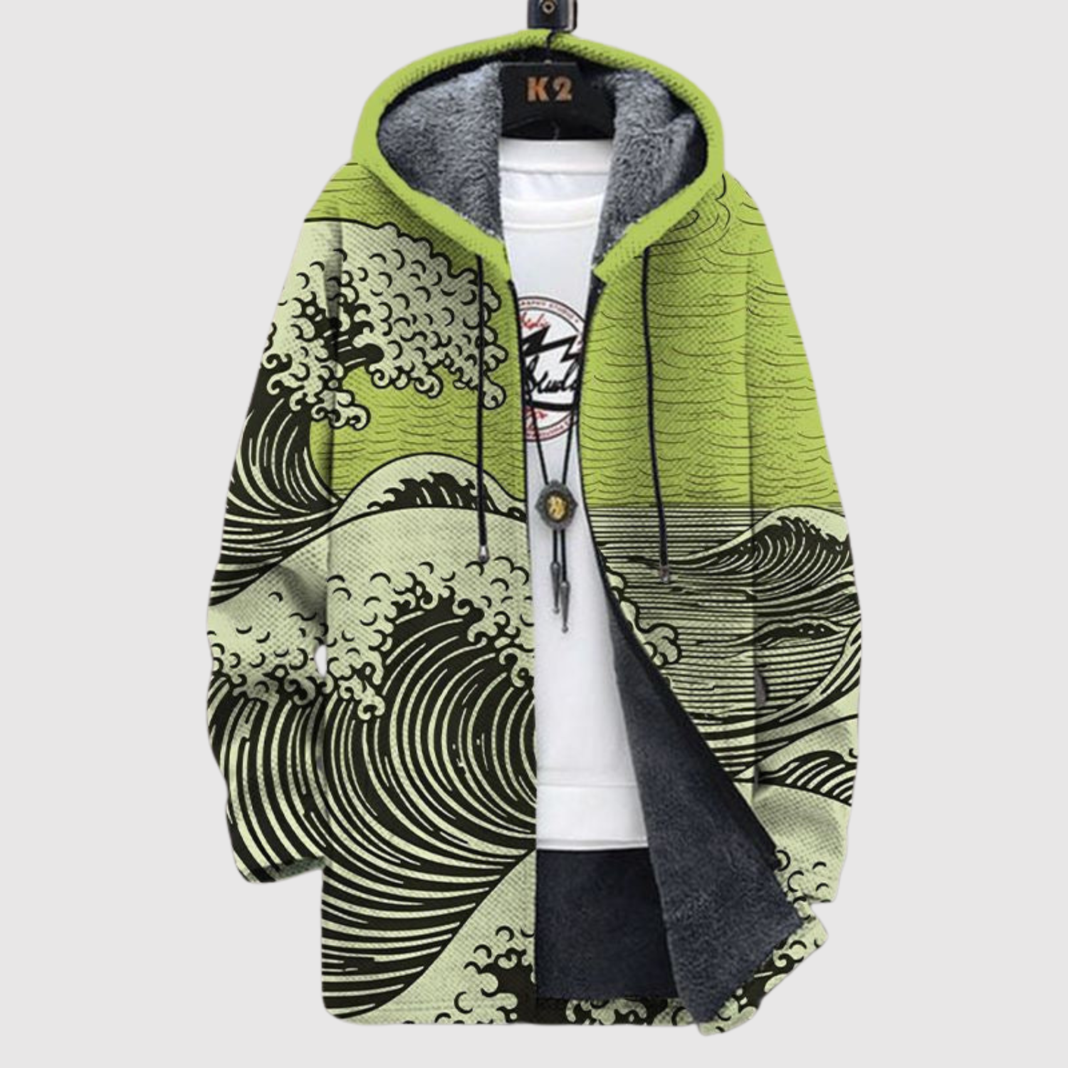 Saša – Bluza z falistym wzorem w japońskim stylu