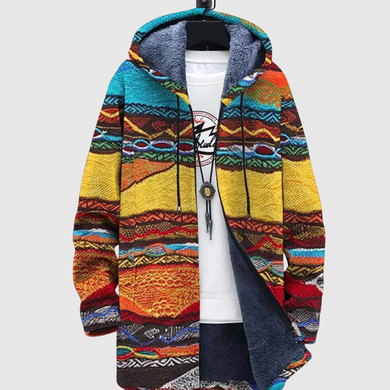 Saša – Bluza z geometrycznymi blokami