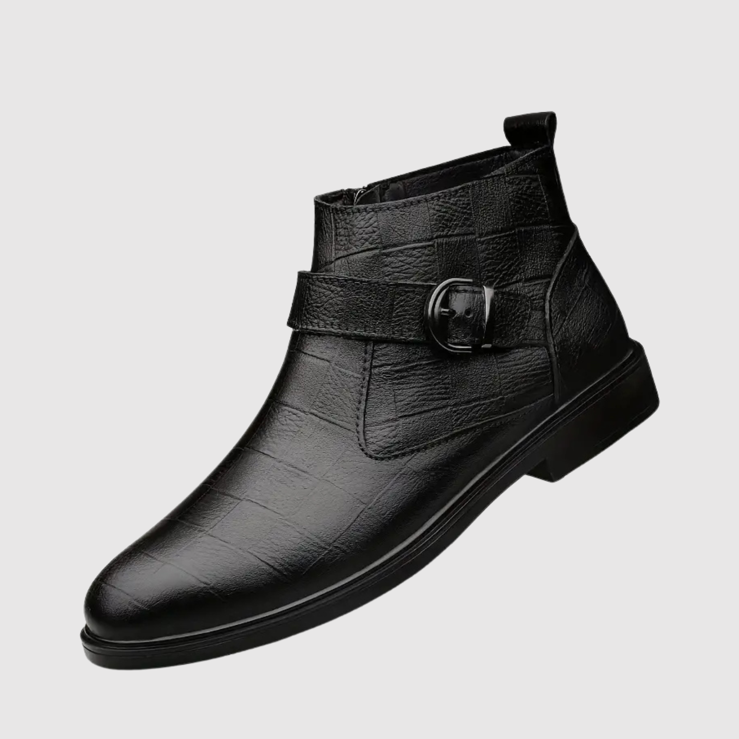 Oskar – Skórzane buty z klamrą w klasycznym stylu