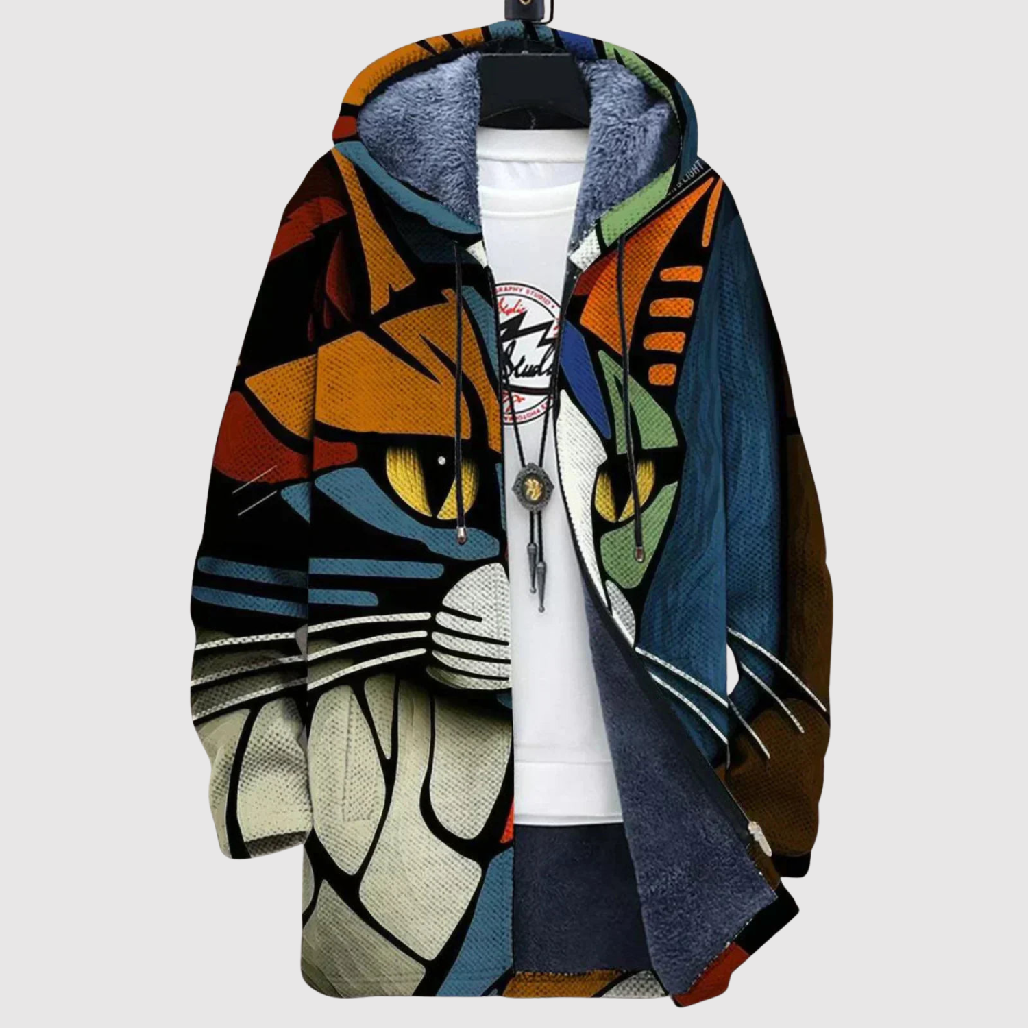 Saša – Bluza z kolorowymi blokowymi wzorami