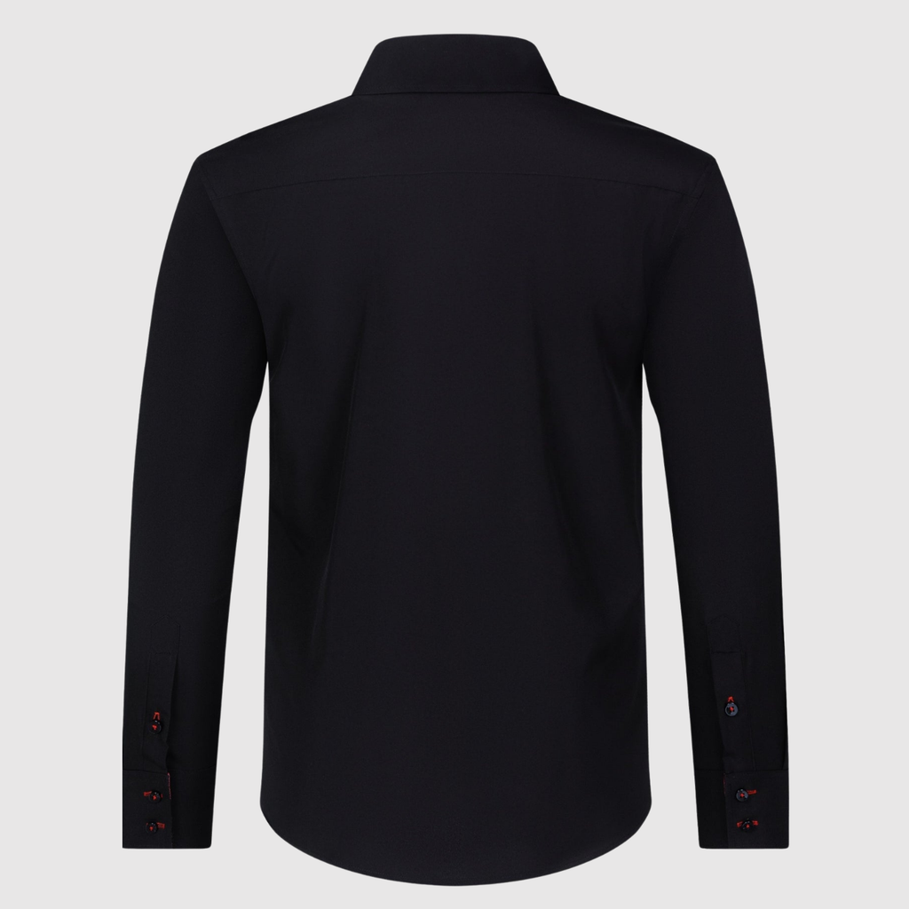 Adrian - Koszula z długim rękawem i podwójnymi guzikami