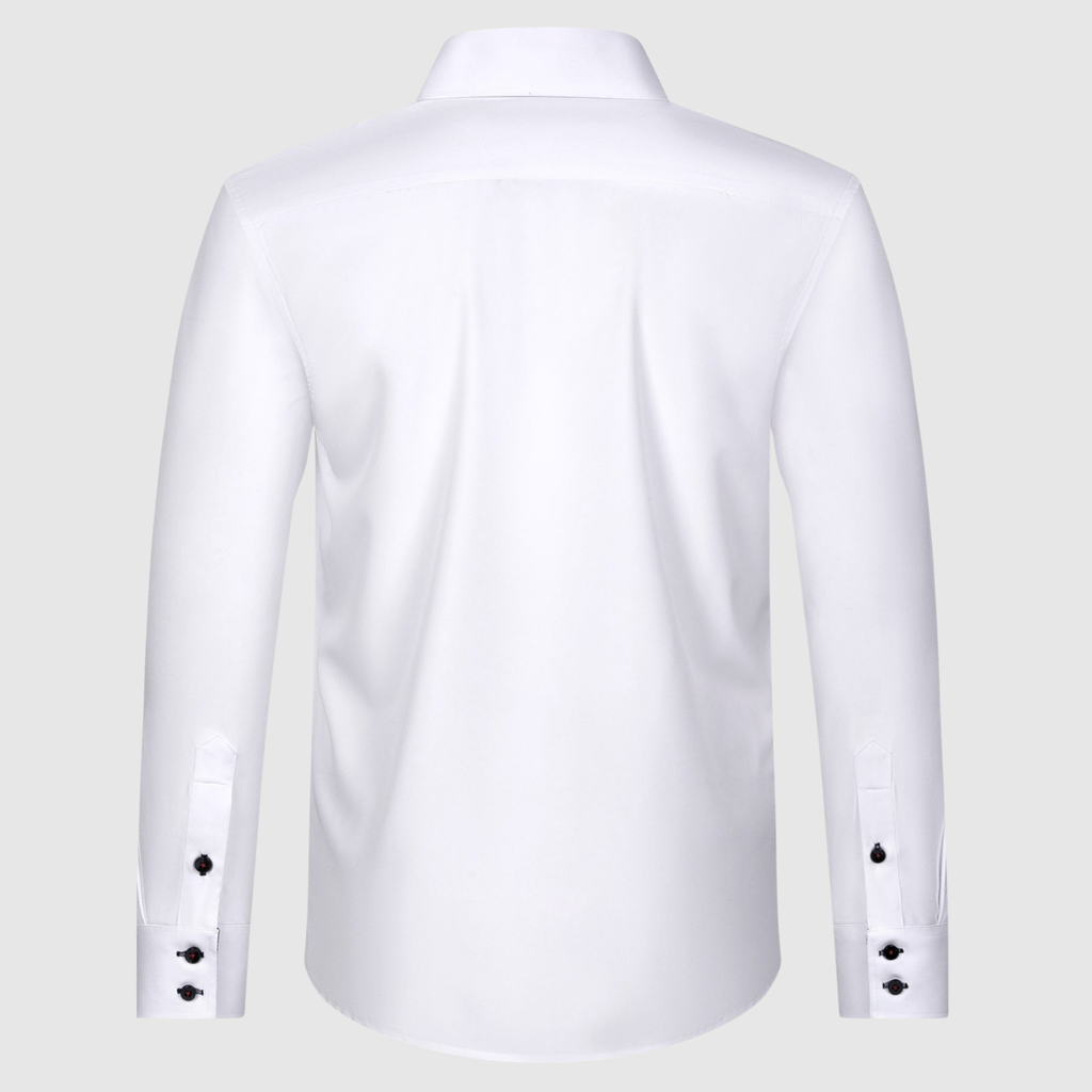 Adrian - Koszula z długim rękawem i podwójnymi guzikami