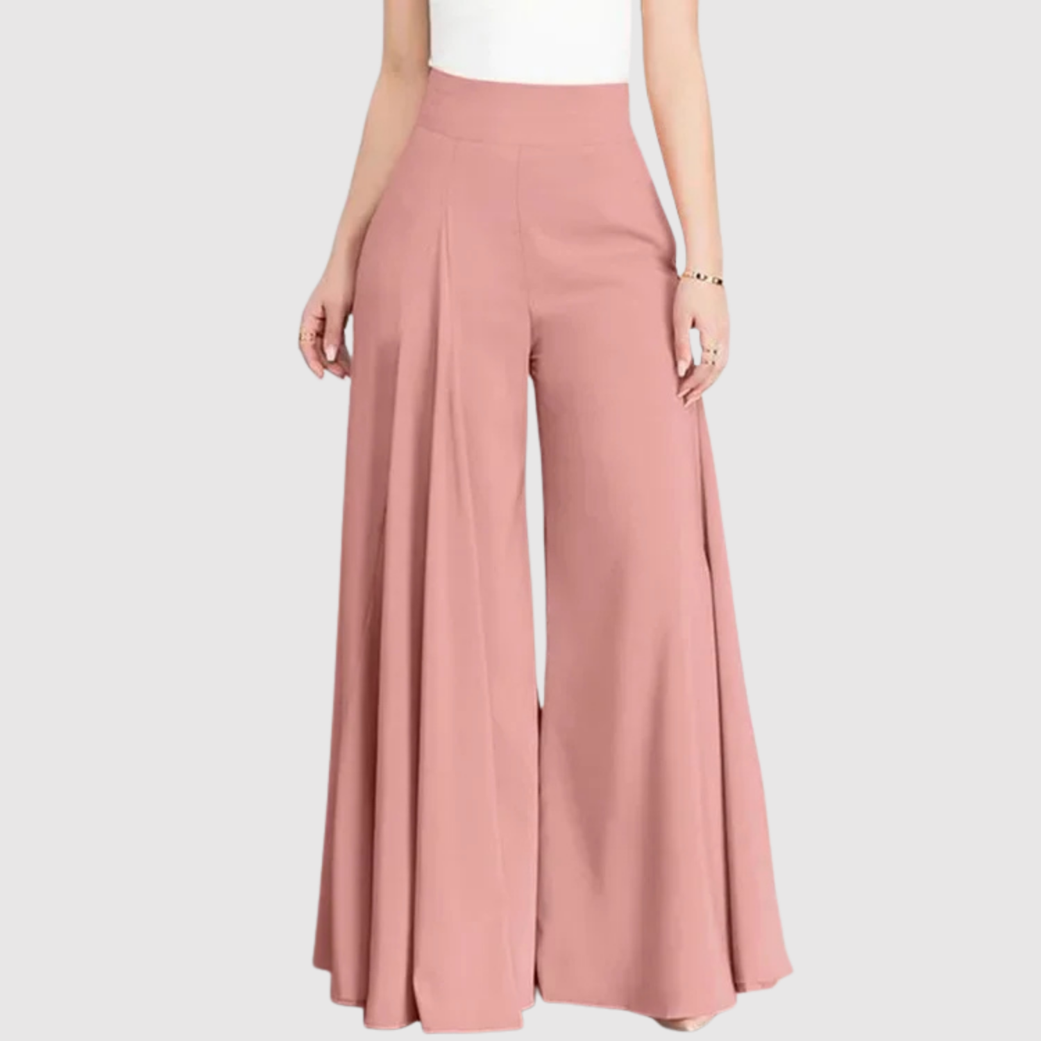 Mira – Szerokie spodnie z lekkiego materiału