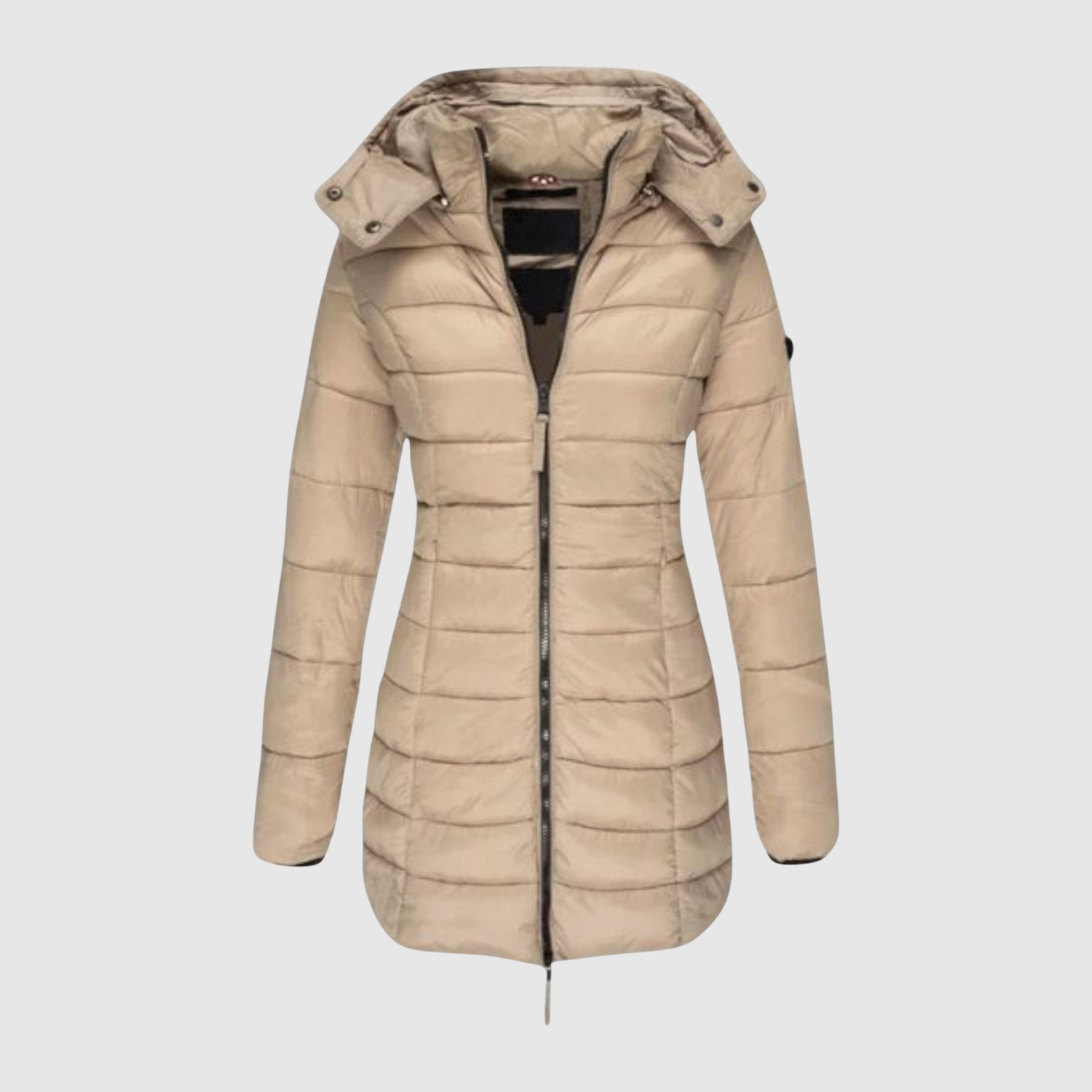 Jelena – Lekka puchowa kurtka z kapturem