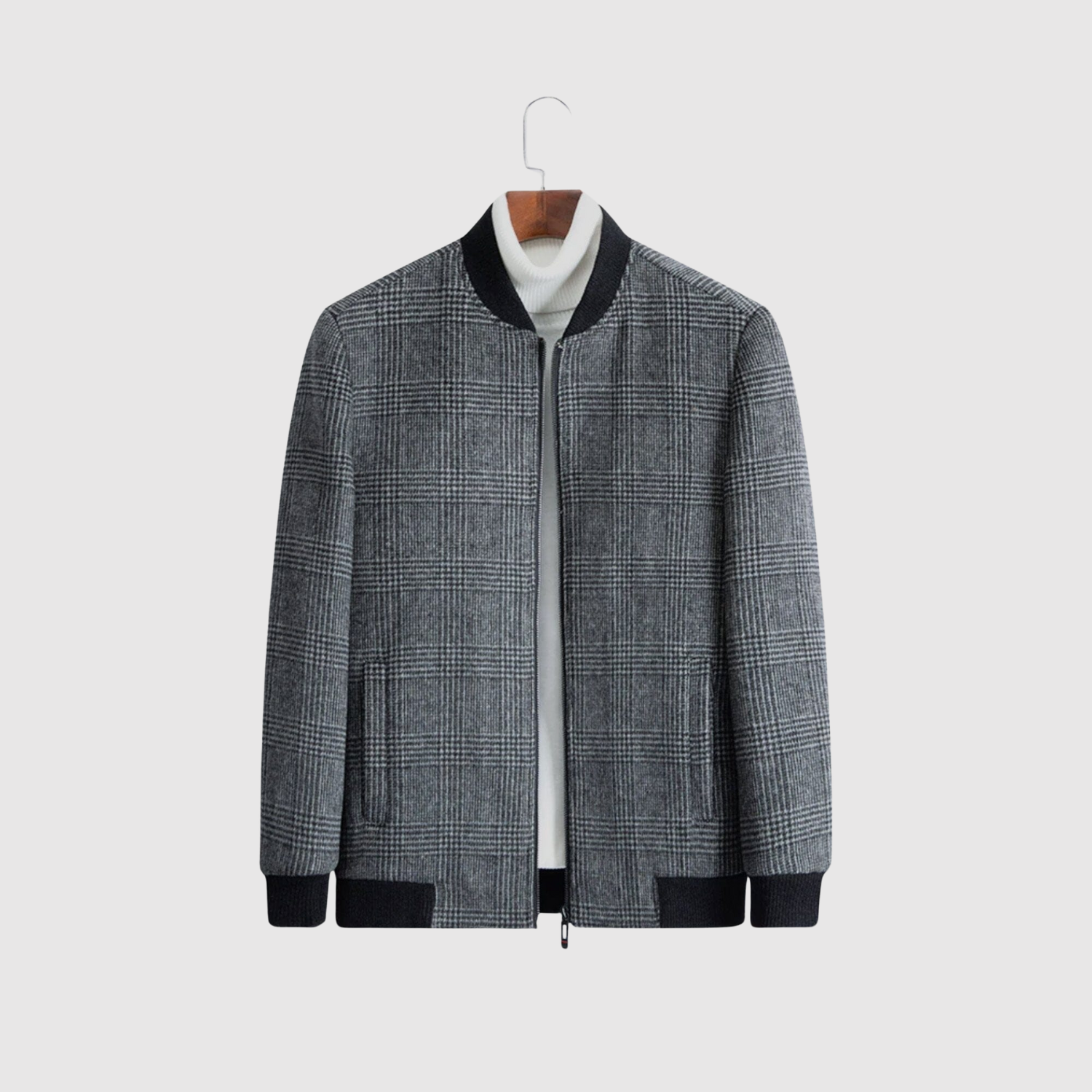 Šimon – Elegancka kurtka z zamkiem i czystym designem