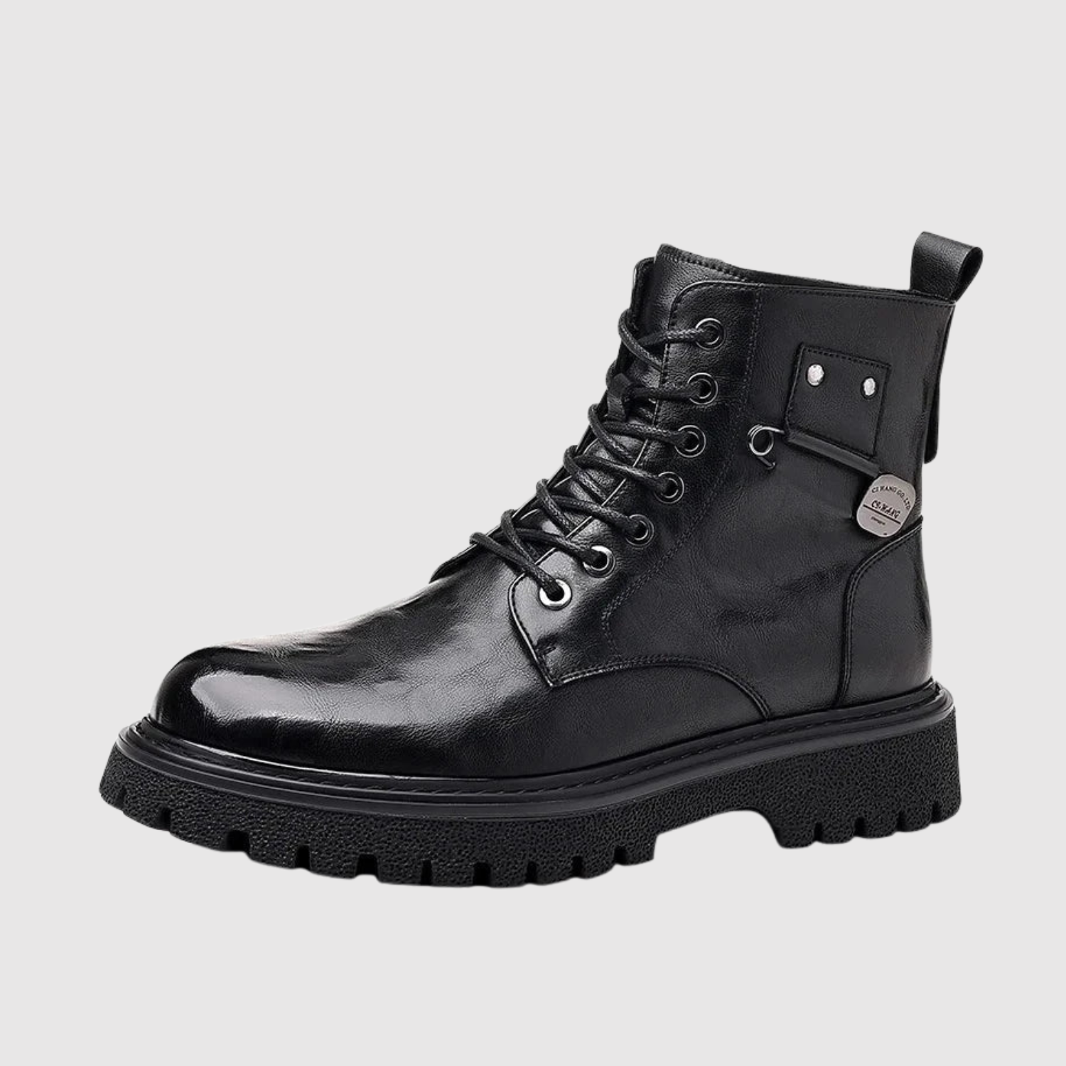 Oskar – Miejskie Skórzane Buty z Detalami i Odpornością