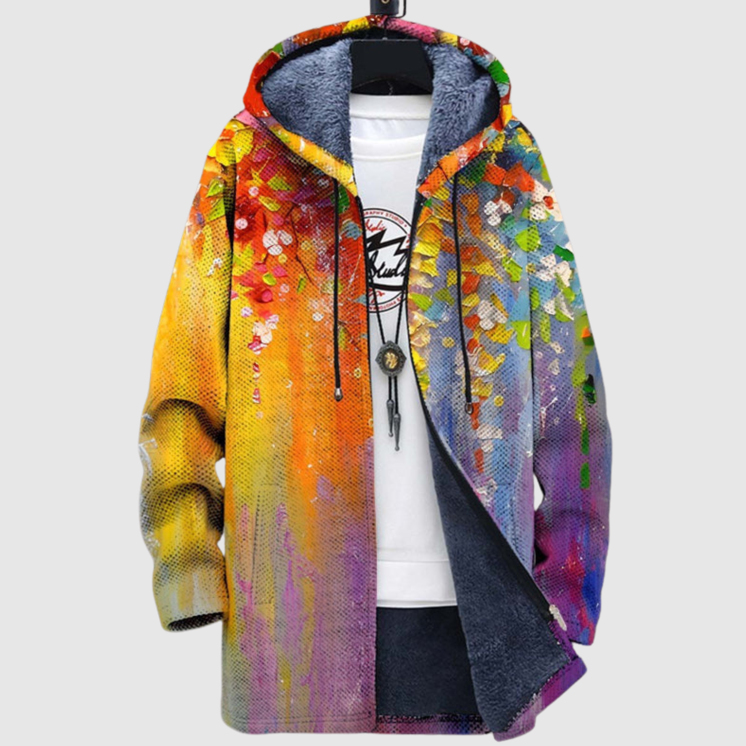 Saša – Bluza z kolorowymi blokowymi wzorami