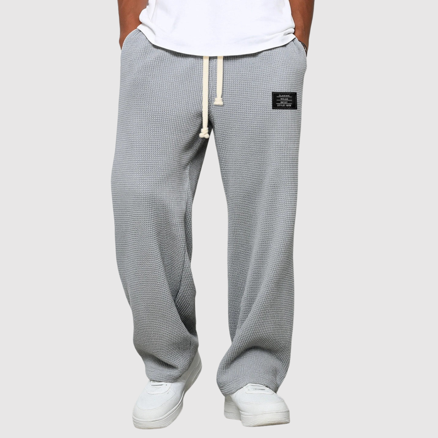 Denis - Męskie codzienne spodnie o szerokim kroju