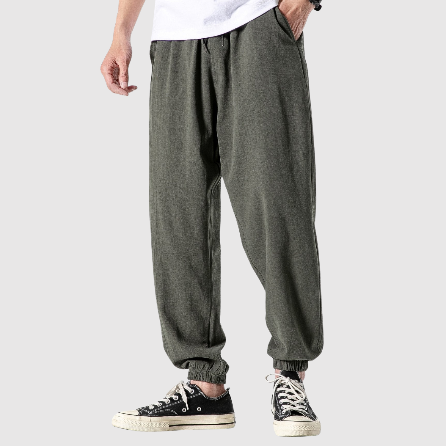 Denis – Luźne spodnie dresowe z wygodnym krojem