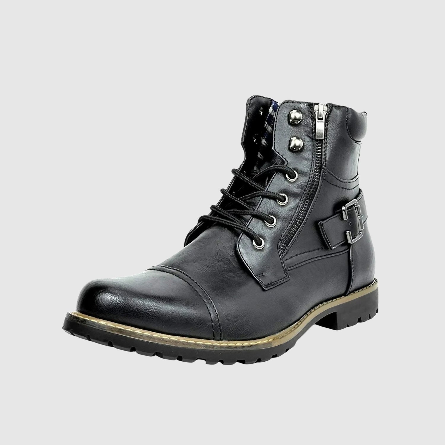 Radim - Skórzane buty z sznurówkami