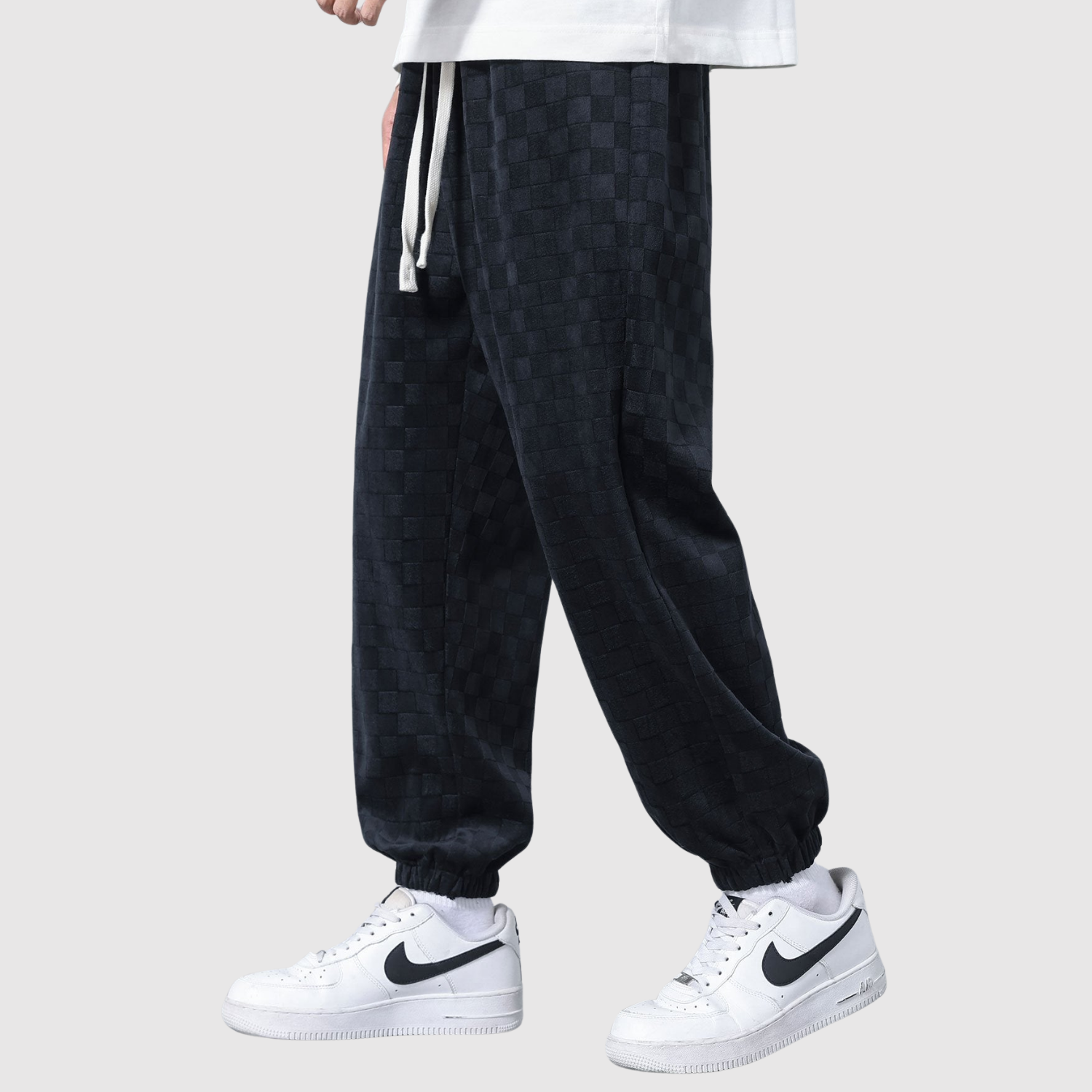 Denis – Spodnie dresowe w kratkę