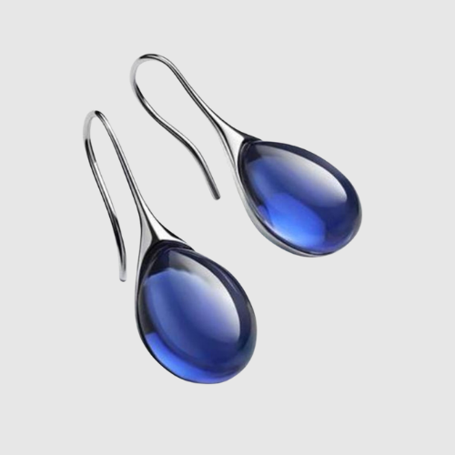 Elisa – Kolczyki wiszące z kryształowymi kroplami