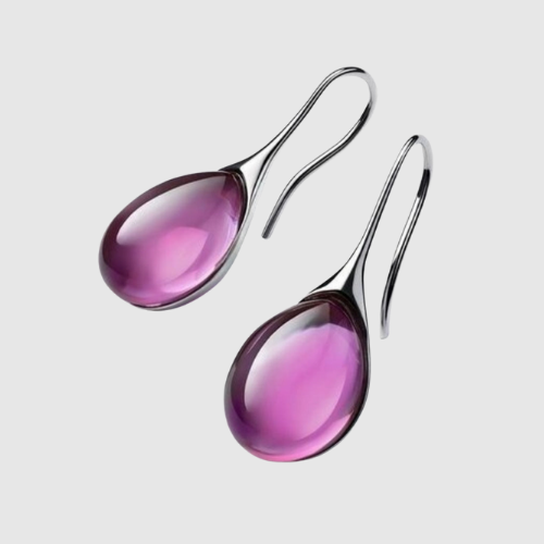 Elisa – Kolczyki wiszące z kryształowymi kroplami