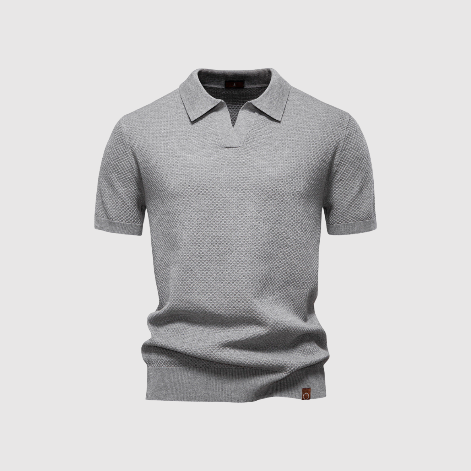 Adrian – Strukturalna koszula polo dla eleganckiego i wygodnego stylu