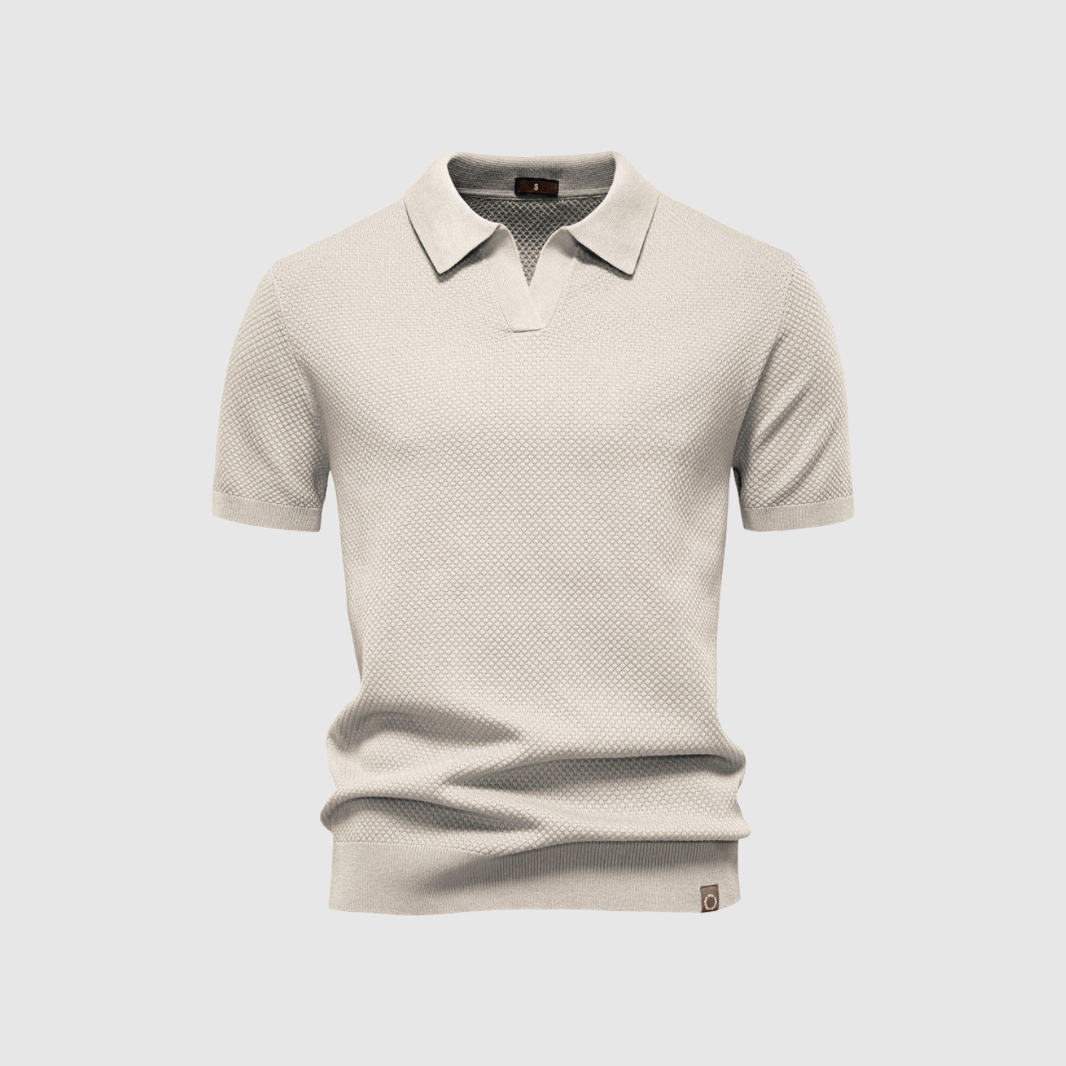 Adrian – Strukturalna koszula polo dla eleganckiego i wygodnego stylu