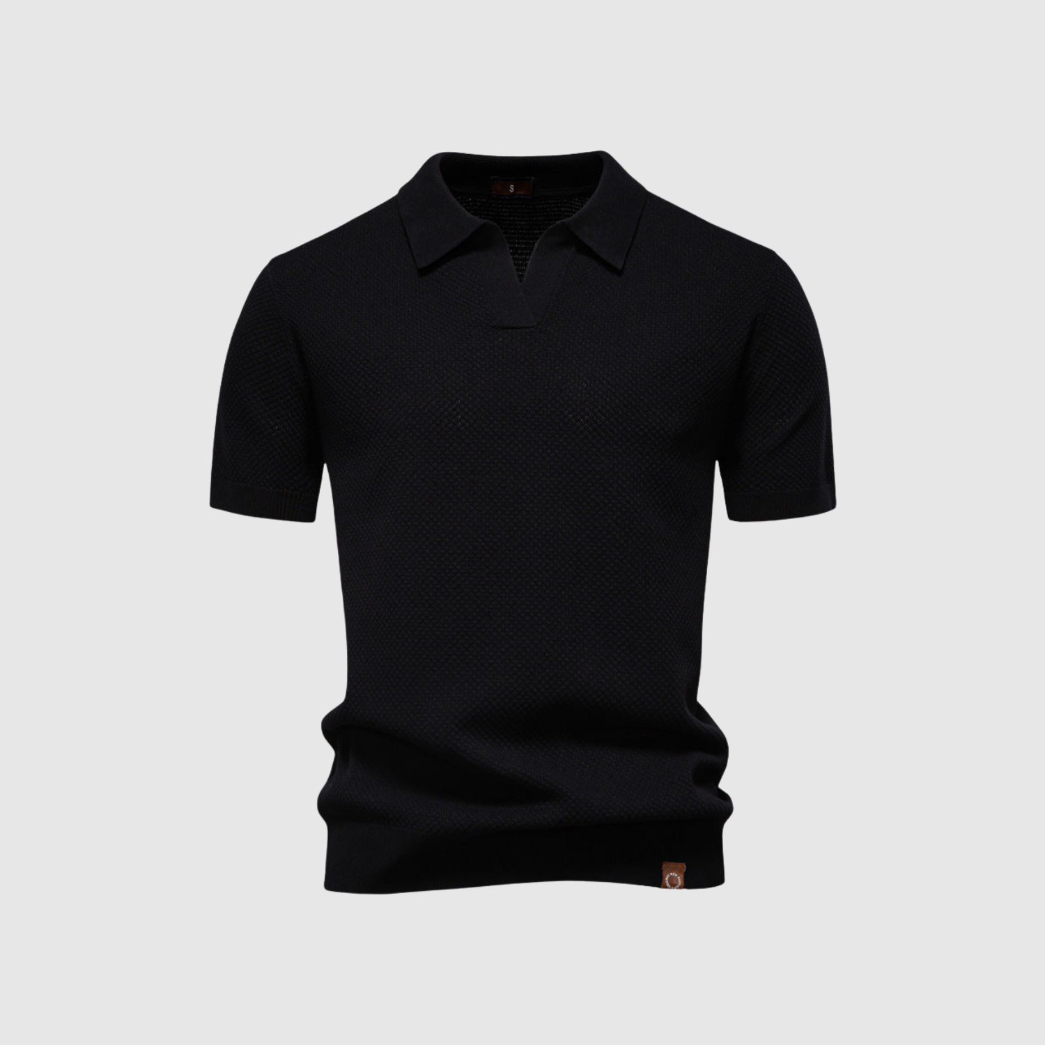 Adrian – Strukturalna koszula polo dla eleganckiego i wygodnego stylu