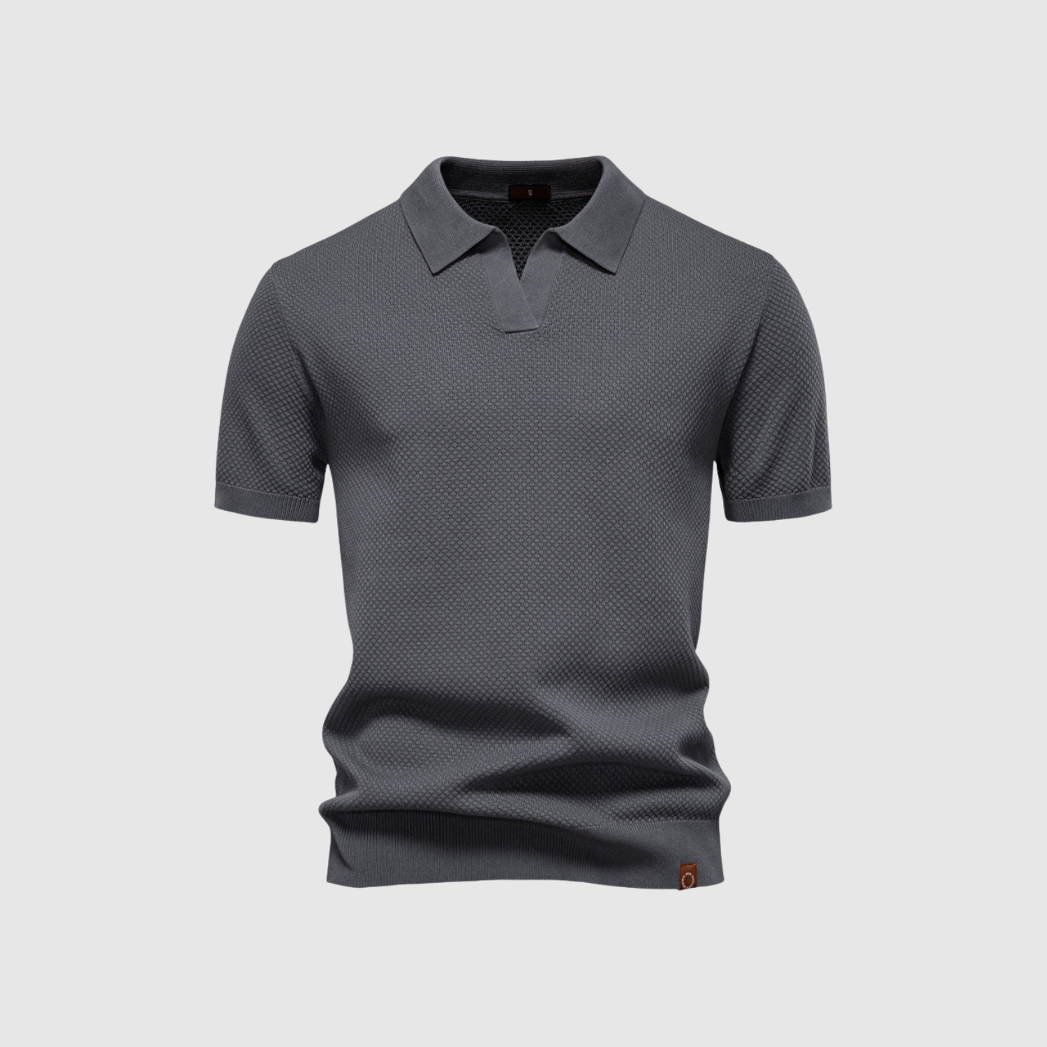 Adrian – Strukturalna koszula polo dla eleganckiego i wygodnego stylu