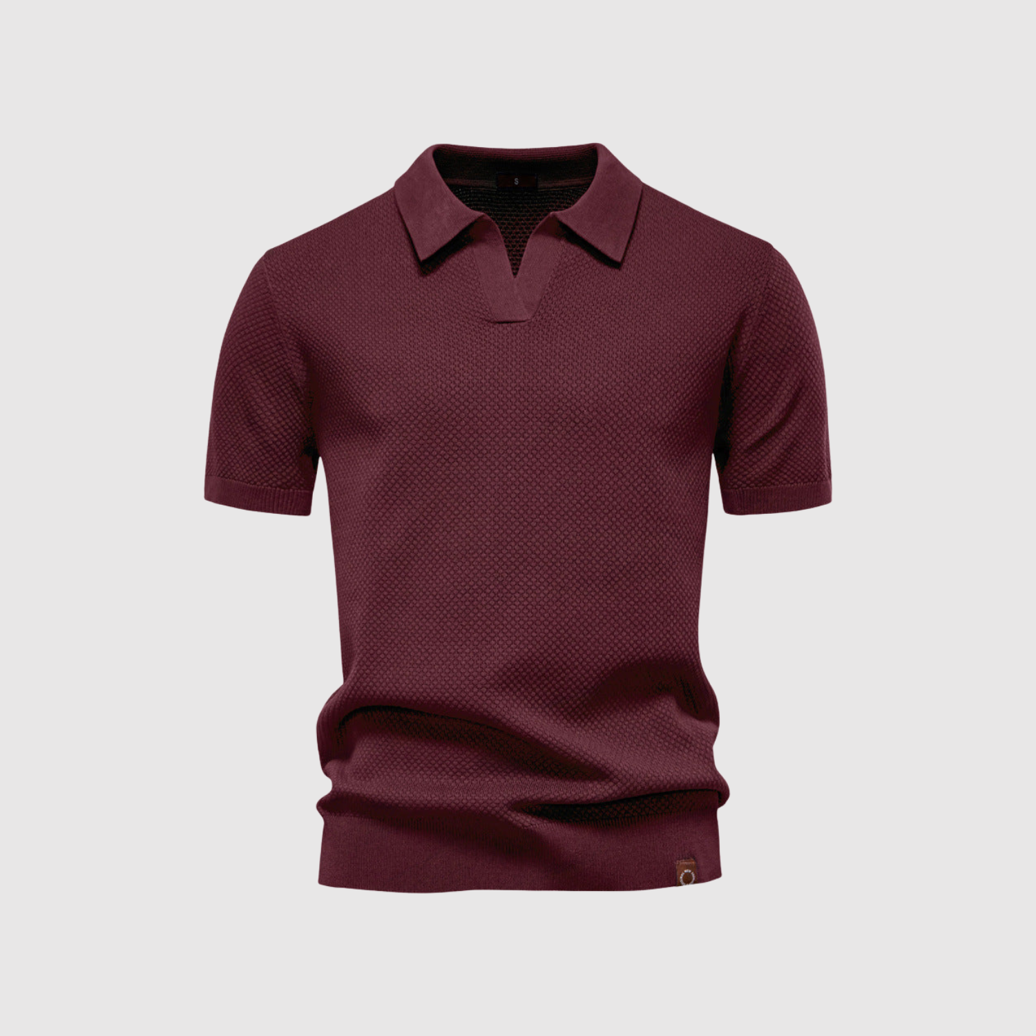 Adrian – Strukturalna koszula polo dla eleganckiego i wygodnego stylu