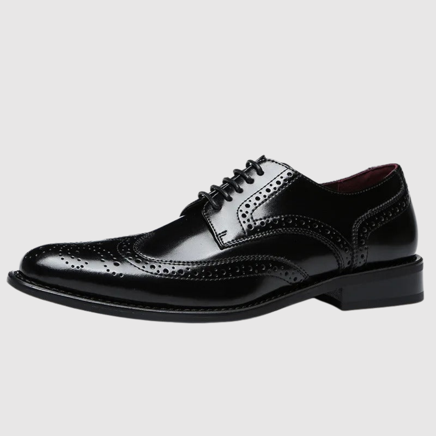 Viktor – Klasyczne męskie buty oxford z haftowanymi detalami