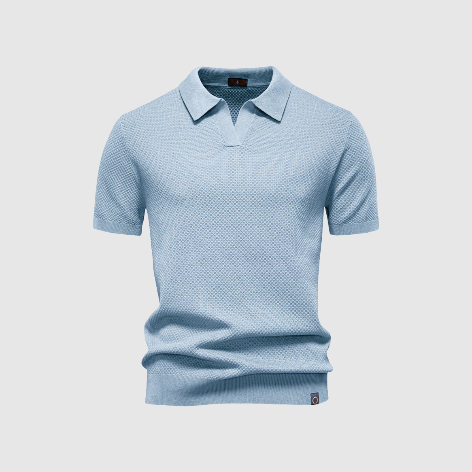 Adrian – Strukturalna koszula polo dla eleganckiego i wygodnego stylu