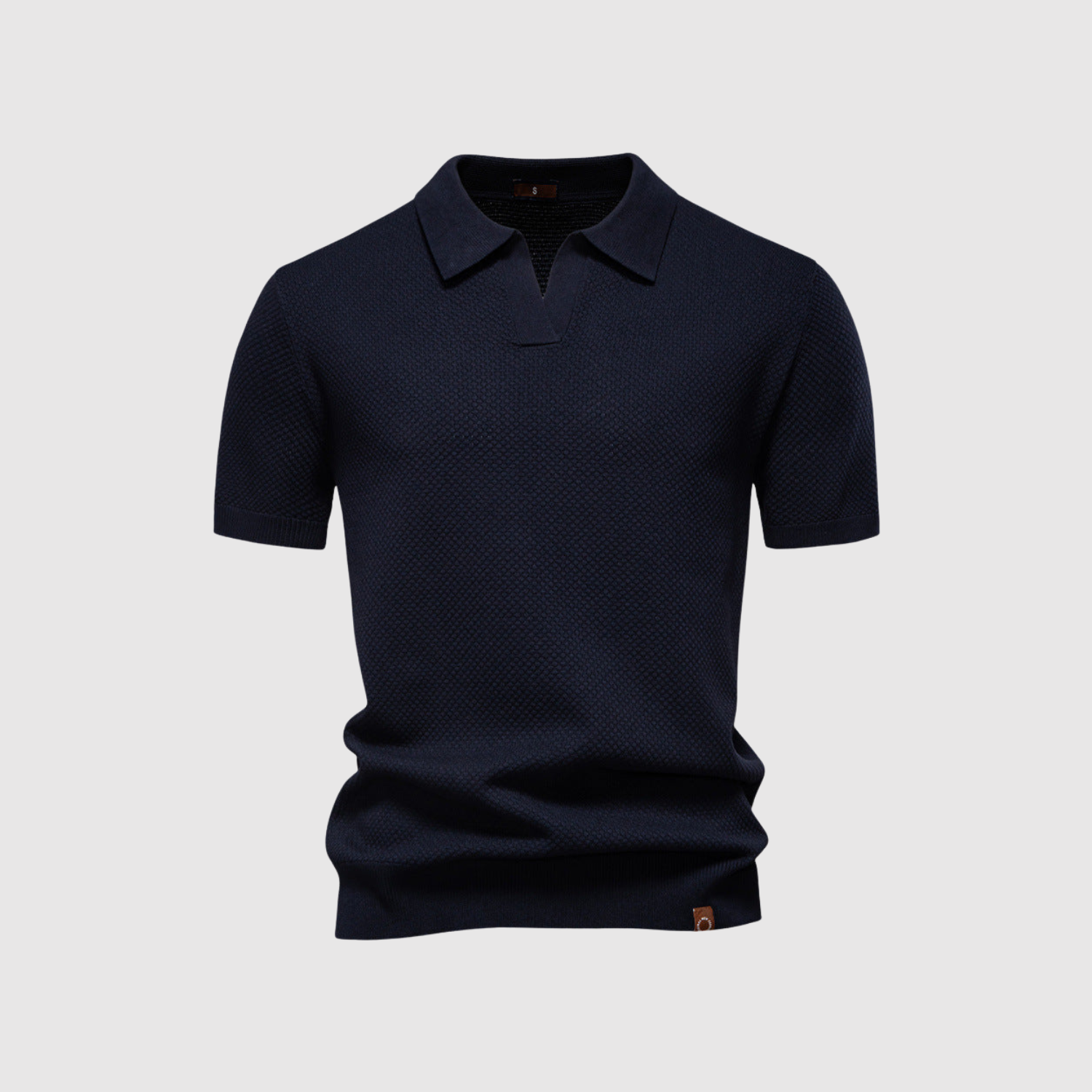 Adrian – Strukturalna koszula polo dla eleganckiego i wygodnego stylu