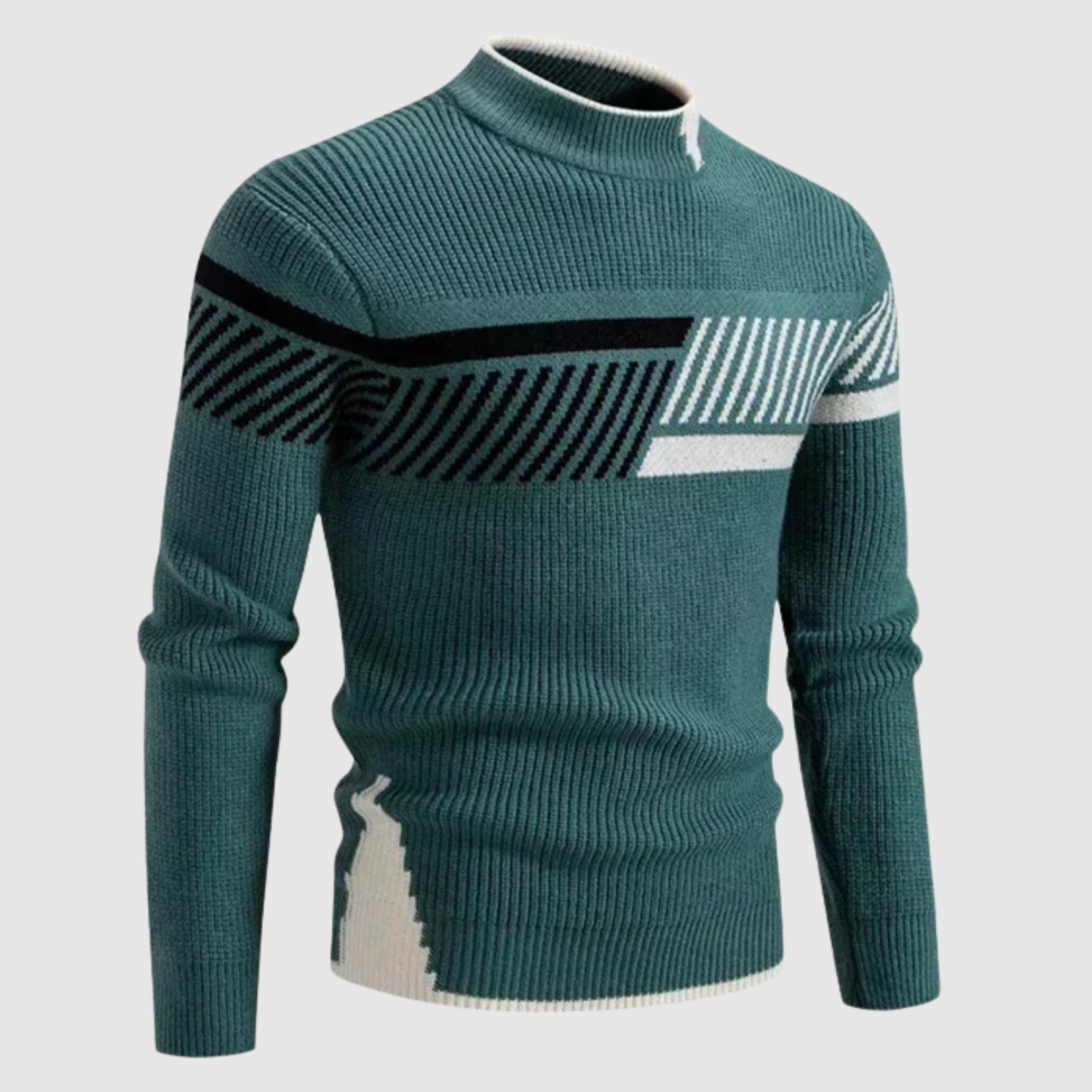 Daniel – Bluzka z nowoczesnym geometrycznym wzorem