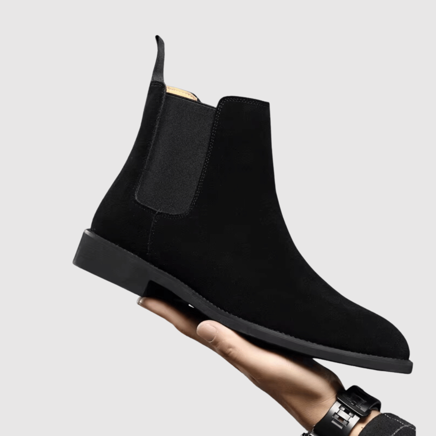 Oskar - Velurowe buty z elastycznymi bokami