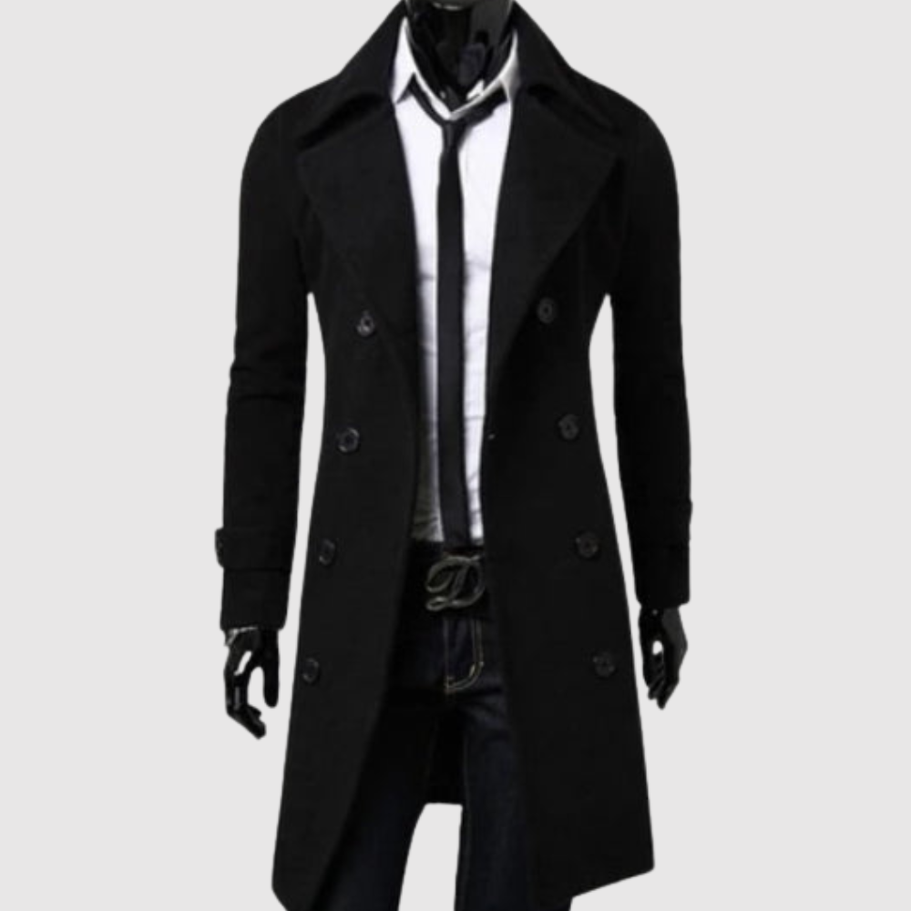 Marek - Klasyczny męski płaszcz zimowy o eleganckim kroju