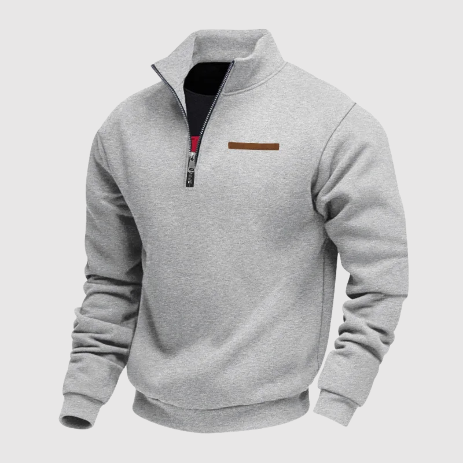 Daniel - Sweter z wysokim kołnierzem i zamkiem